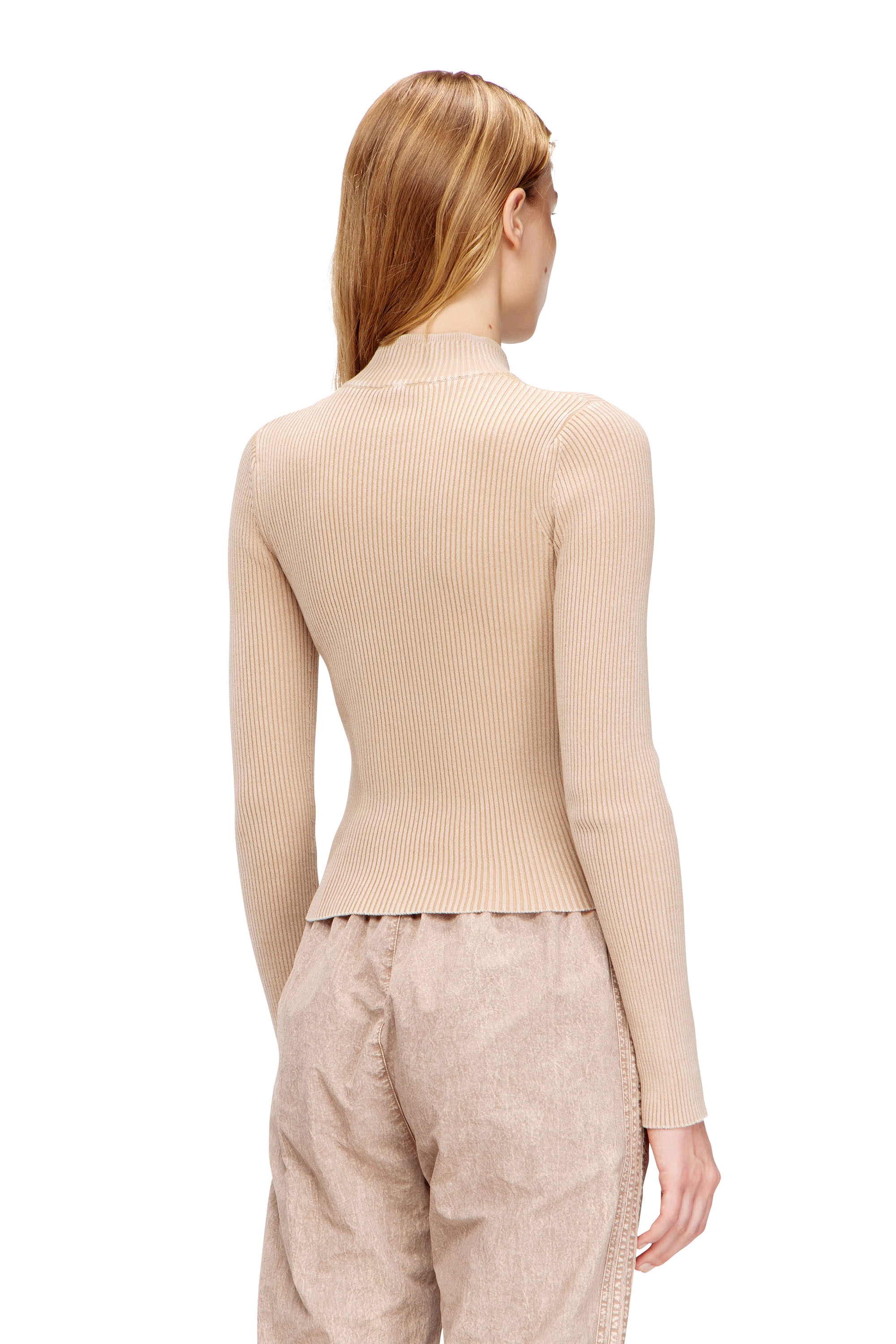 Diesel - M-MELISSA, Cardigan con zip e tasche cargo in denim Donna in ToBeDefined - 4