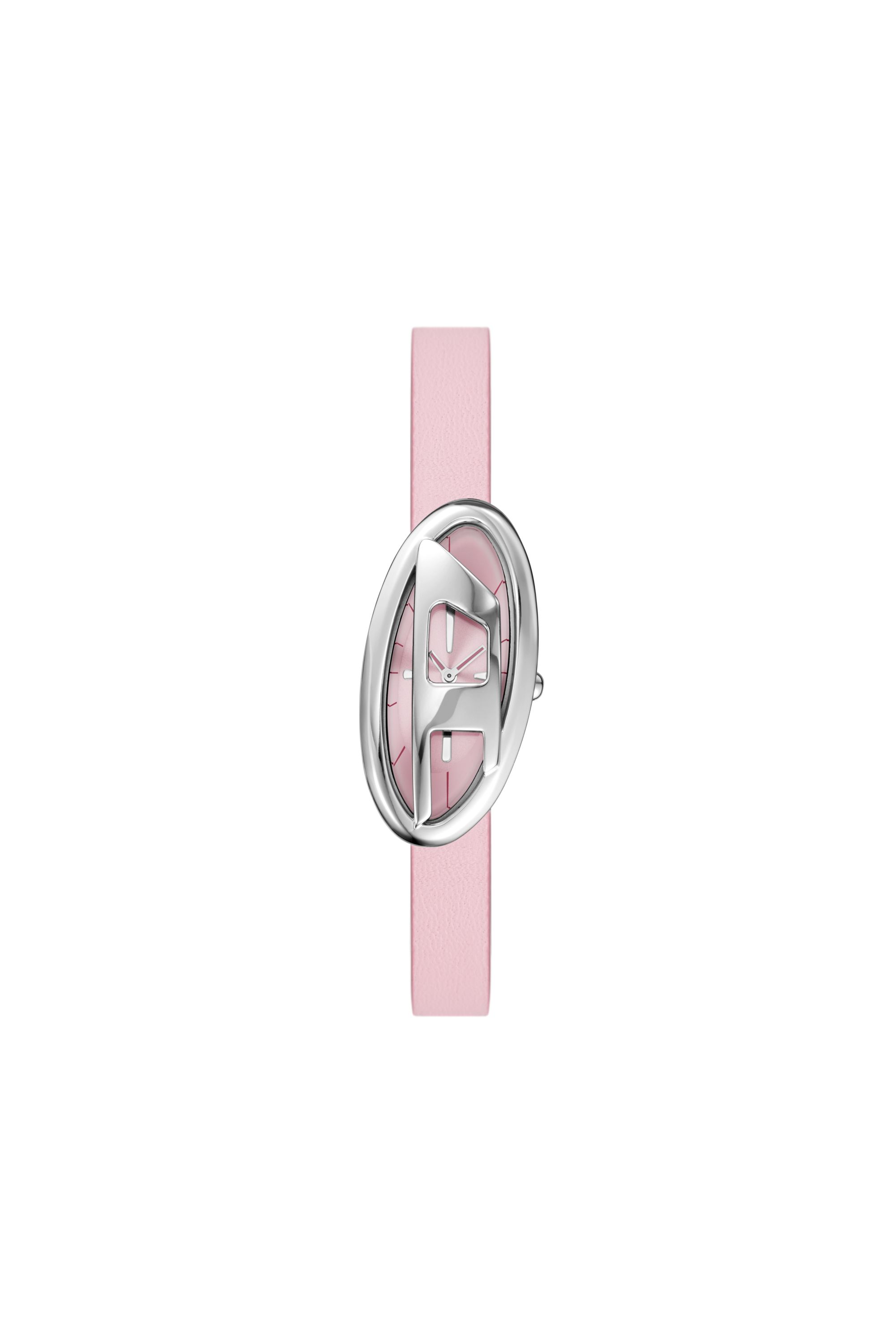 Diesel - DZ5621 WATCH, Orologio D-Era con cinturino in pelle Donna in Rosa - 1