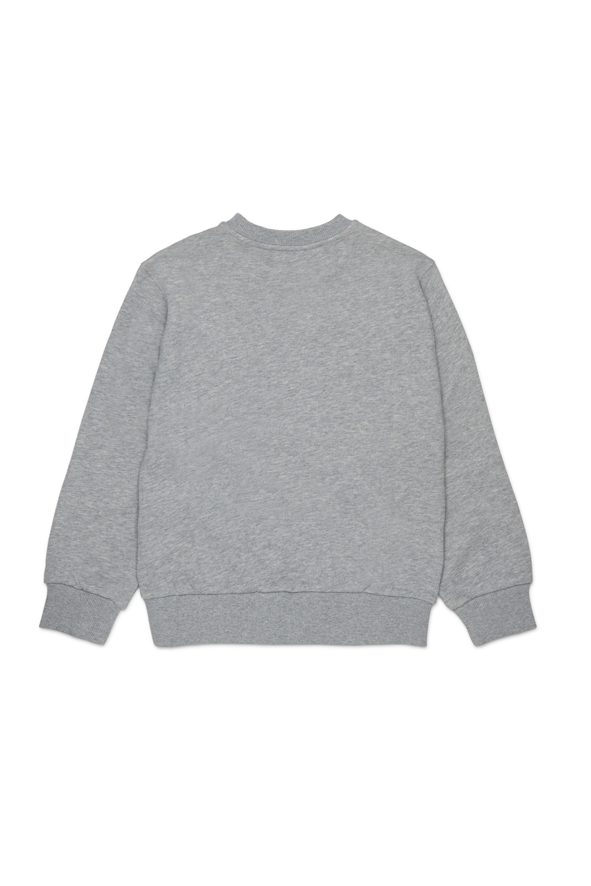Diesel - SXGIN OVER, Felpa con piccolo logo applicato Unisex in Grigio - 2