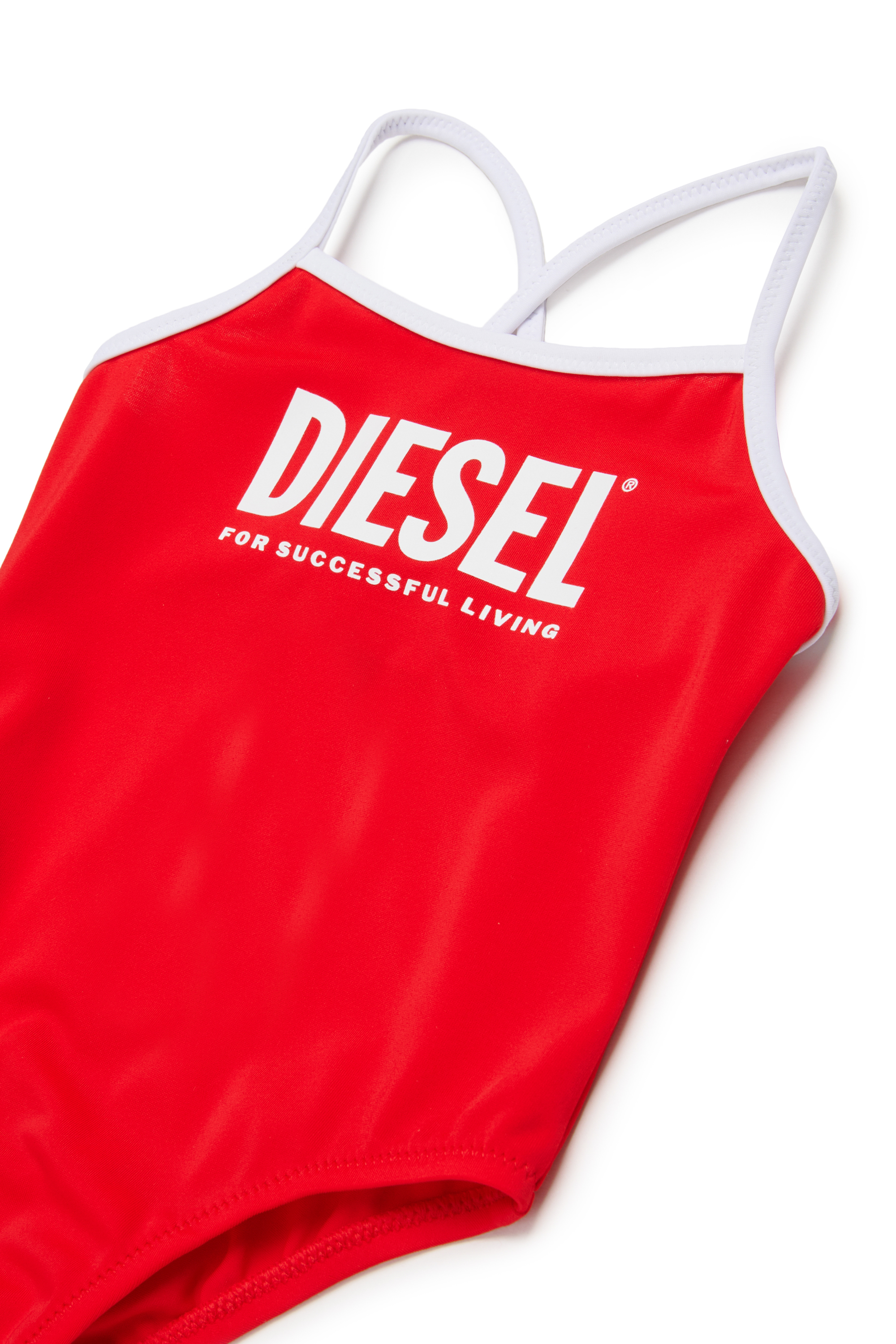 Diesel - MIDIB, Costume da bagno con profili a contrasto Donna in Rosso - 3