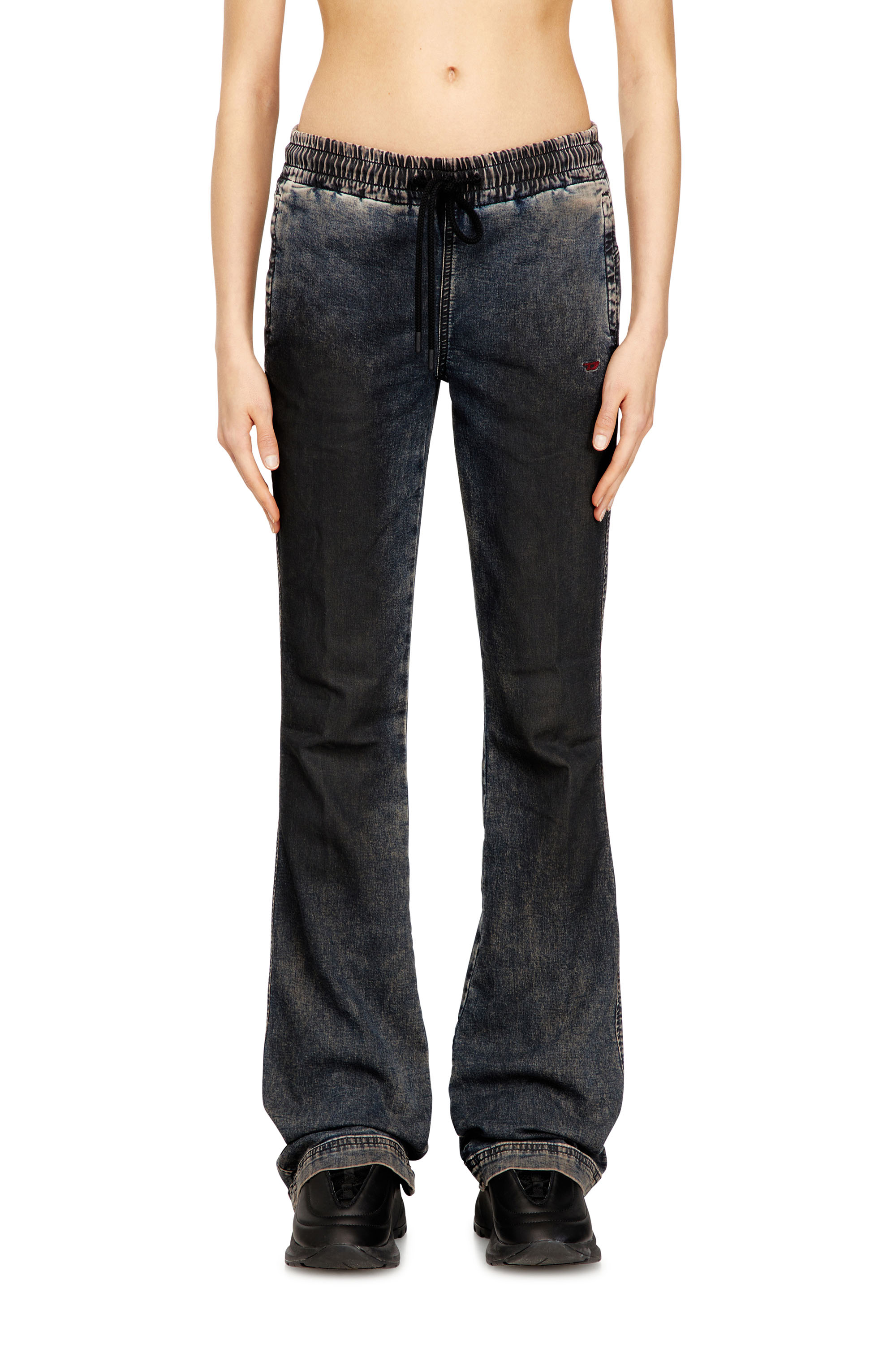 Diesel - Bootcut 2069 D-Ebbey Joggjeans® 09N64 Donna, Blu Scuro - Image 1