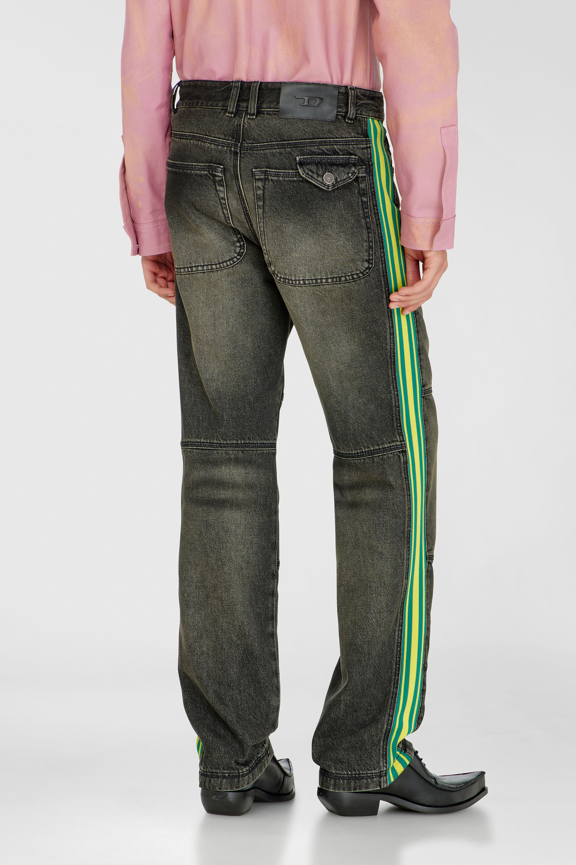 Diesel - Man's Regular Jeans D-Arbus 0DBEZ, Black/Dark grey - 5