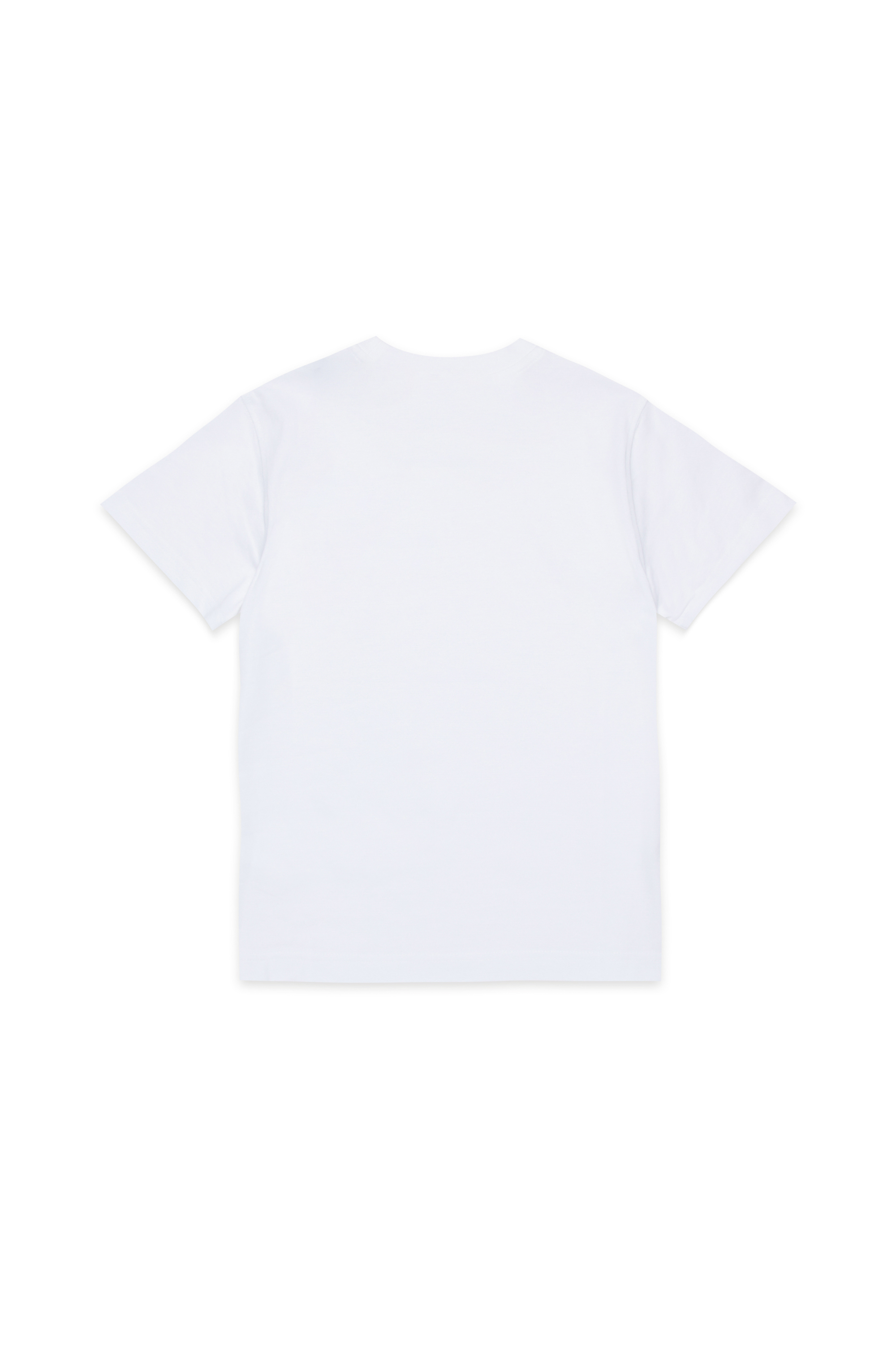 Diesel - TDIEGORL13, T-shirt in cotone con logo ricamato Uomo in Bianco - 2