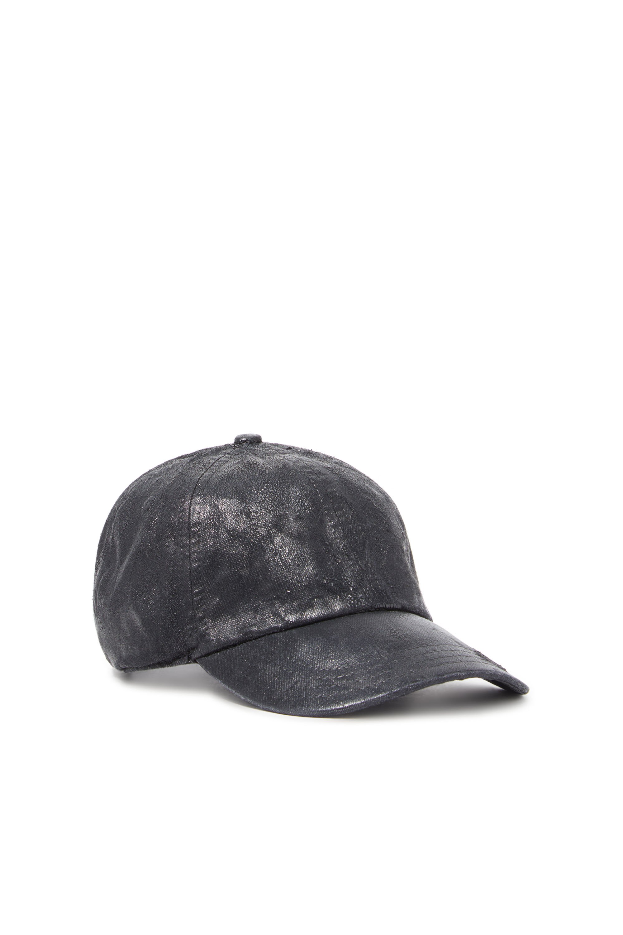 Diesel - C-CAP-CTD-DD, Cappello da baseball in denim coated Unisex in Nero - 1