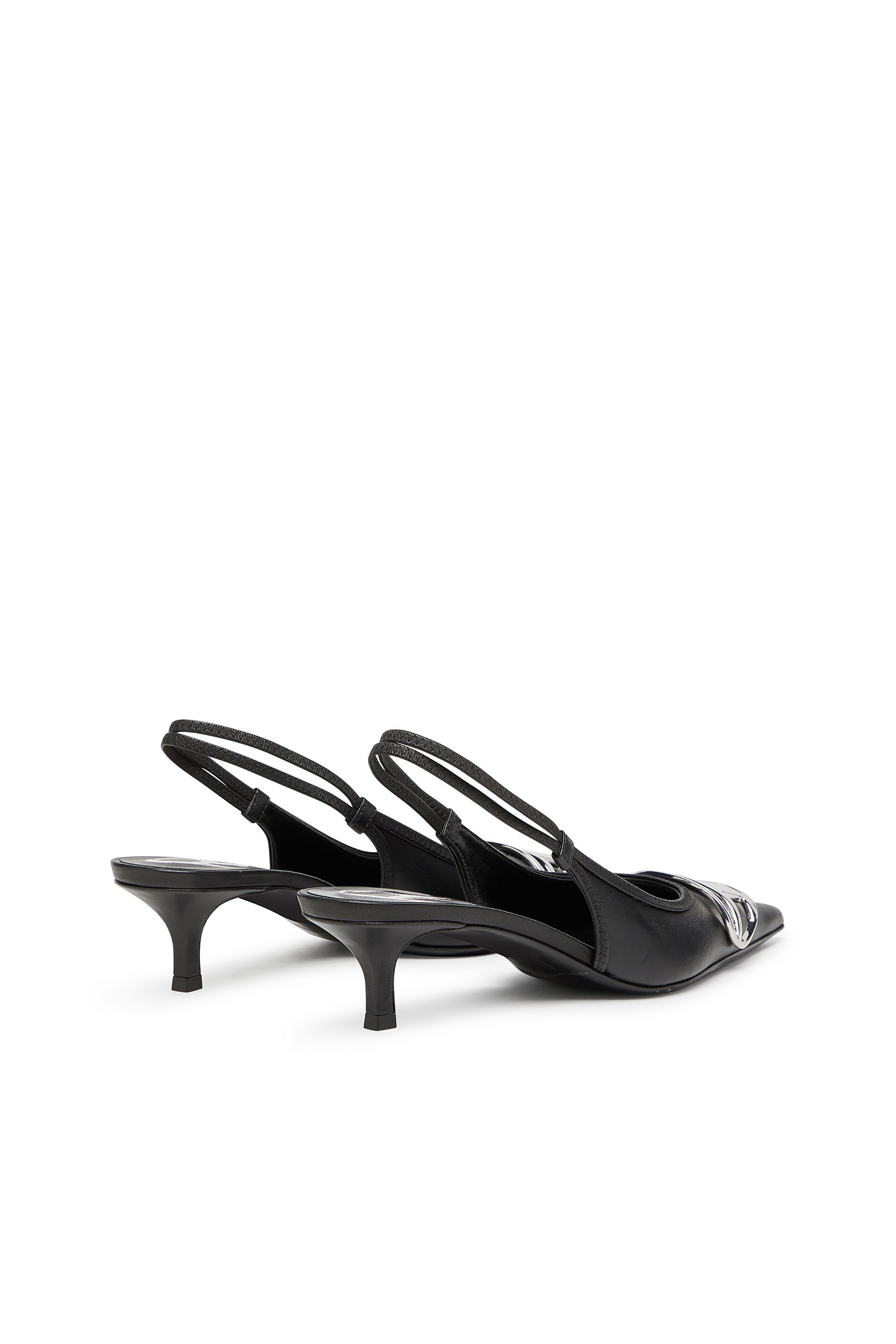 Diesel - D-VENUS SB 40, Pump slingback in nappa Donna in Nero - 3