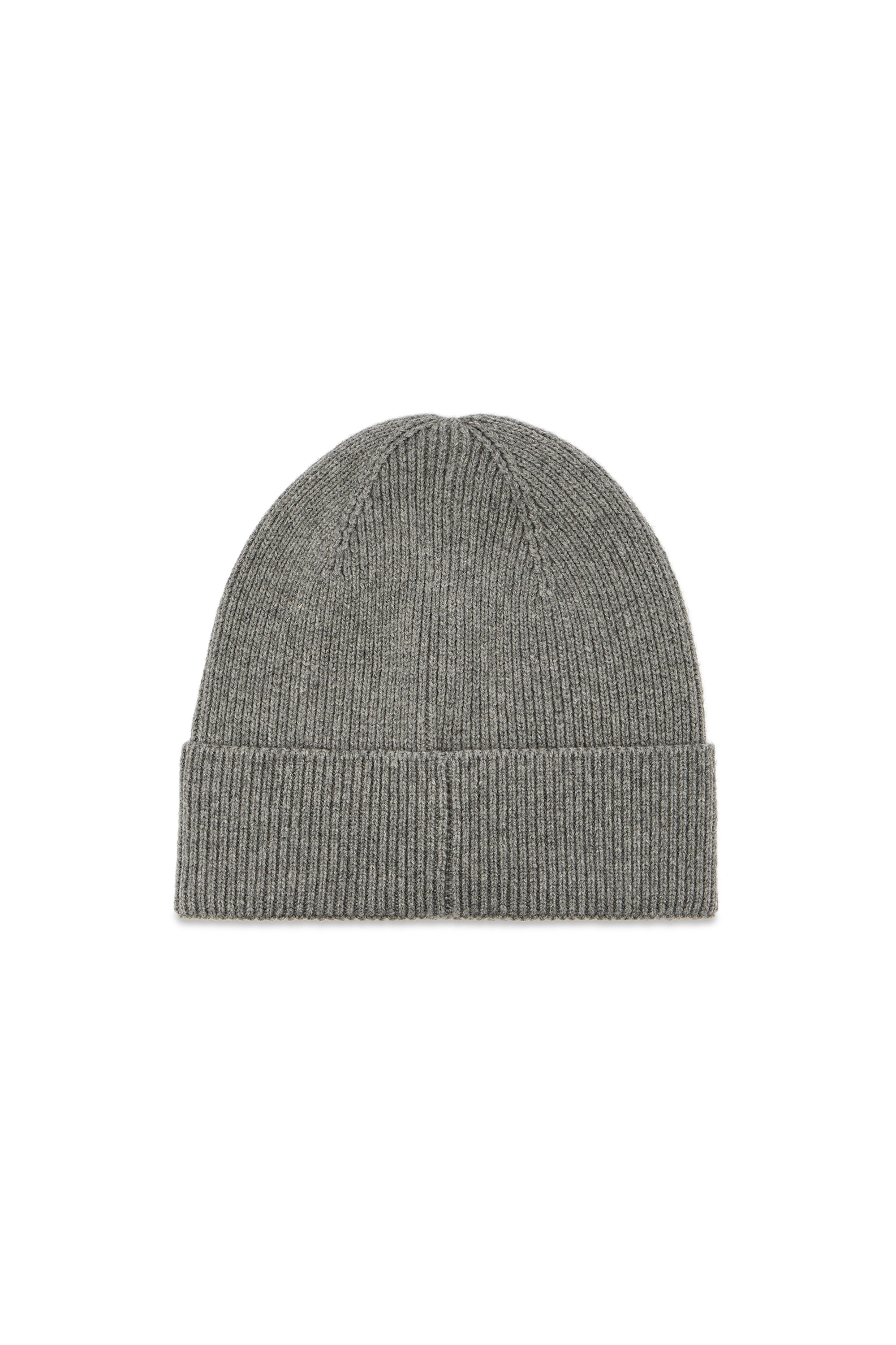 Diesel - K-CODER-FULLY B, Berretto a costine con ricamo D Unisex in Grigio - 2