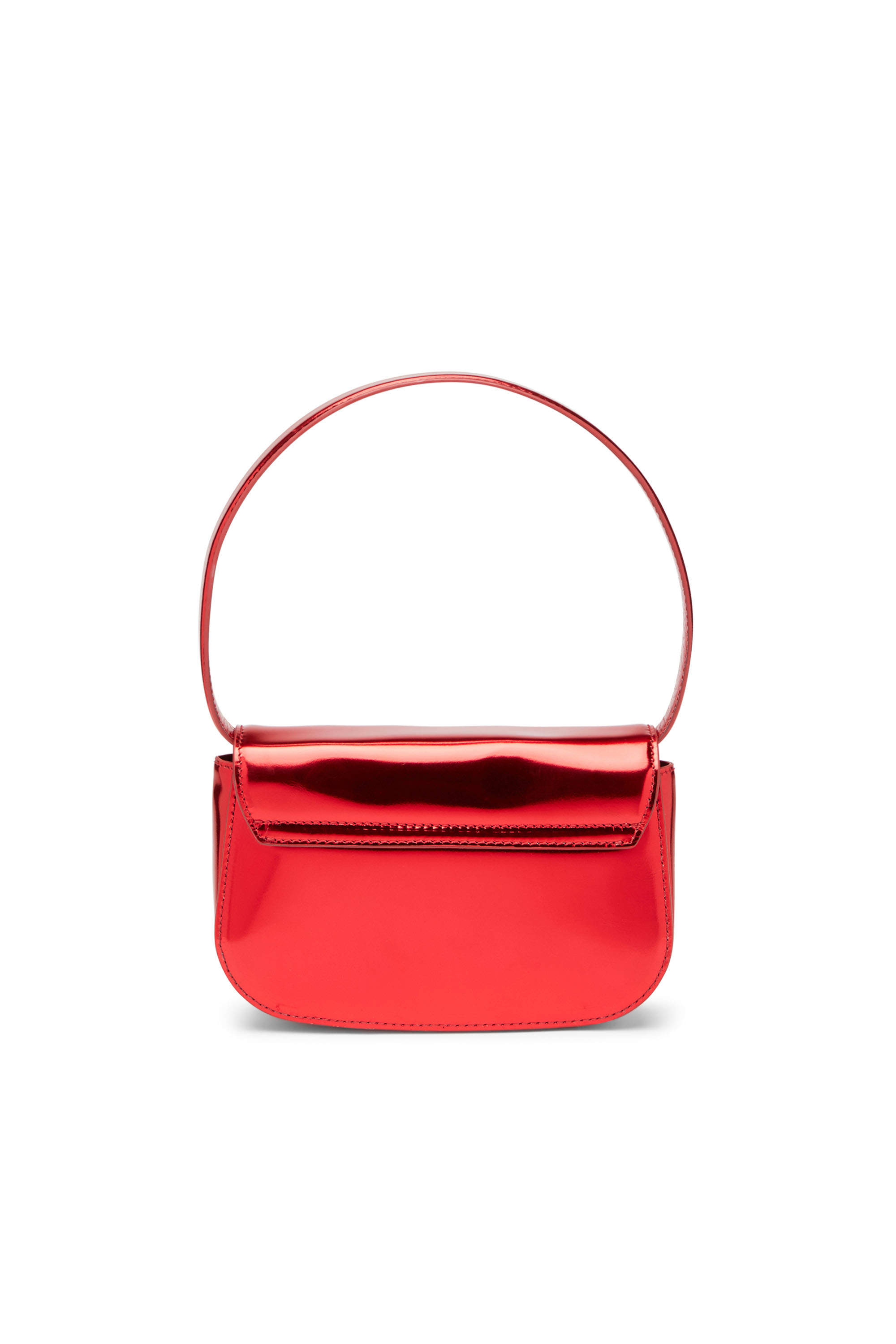 Diesel - 1DR, 1DR-Iconica borsa a spalla in pelle specchiata Donna in Rosso - 3