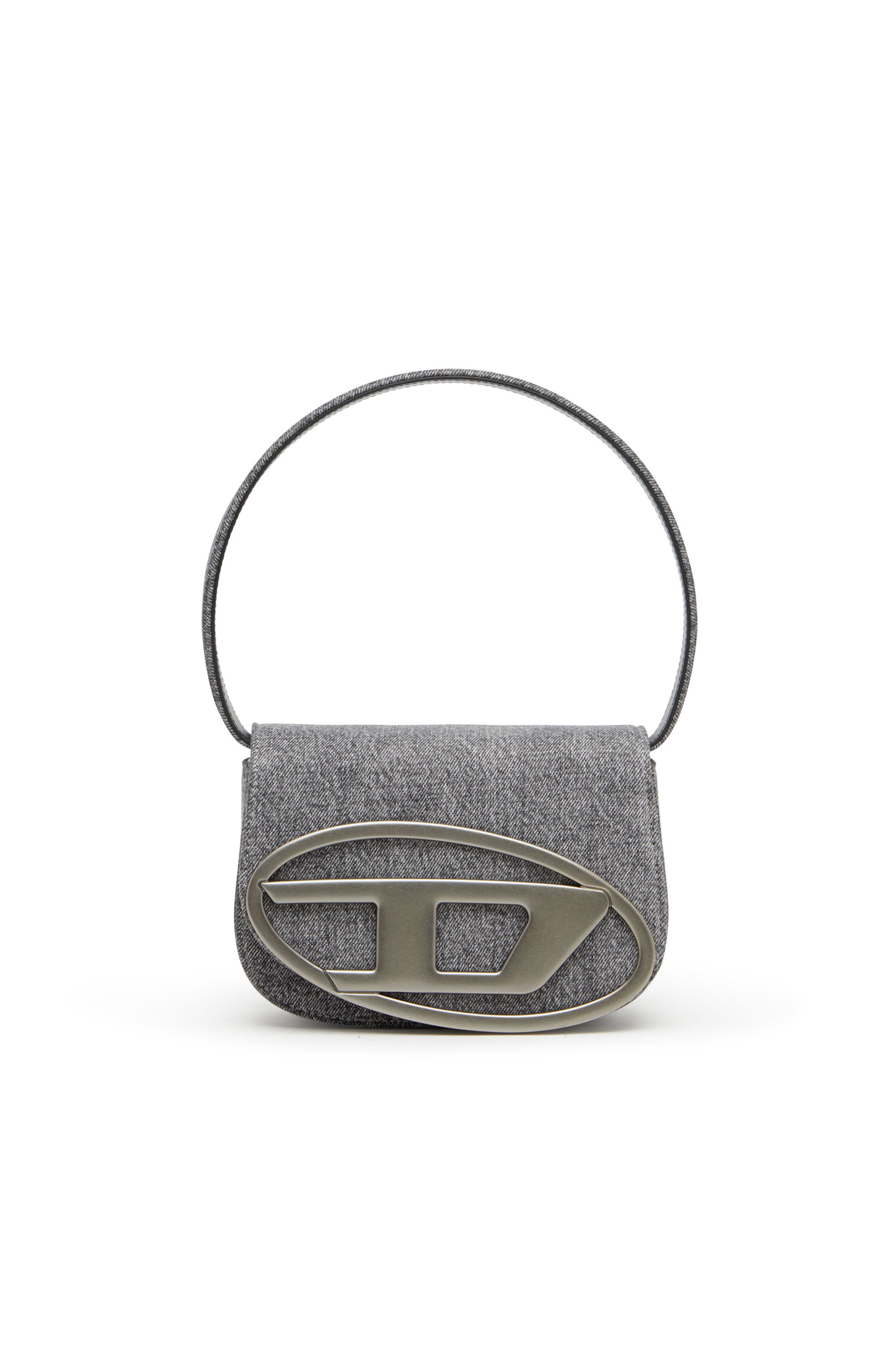 Diesel - 1DR, 1DR-Iconica borsa a spalla in denim stonewashed Donna in Nero - 1