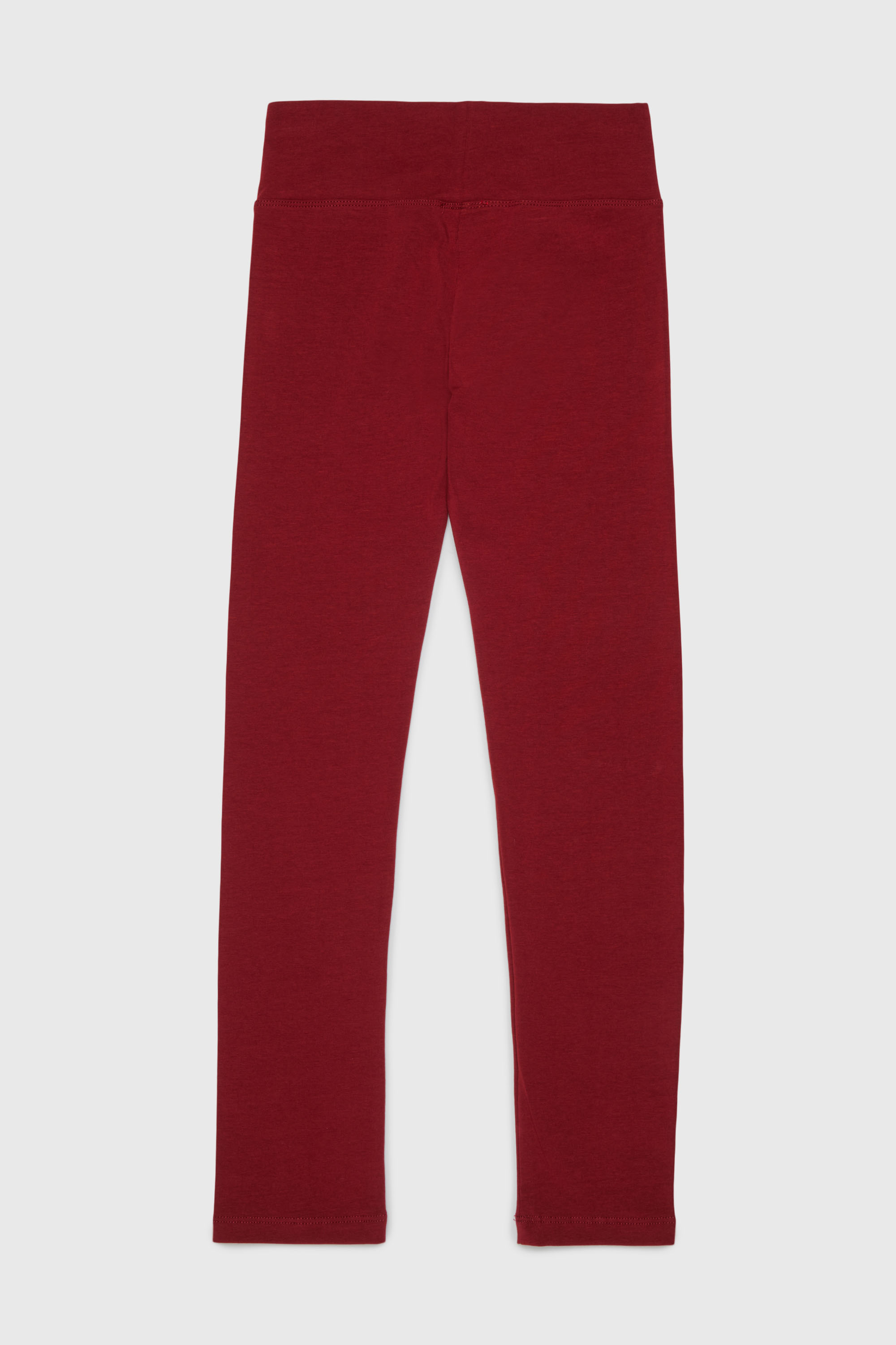 Diesel - PCEFY, Leggings in cotone con logo tagliato Donna in Rosso - 2