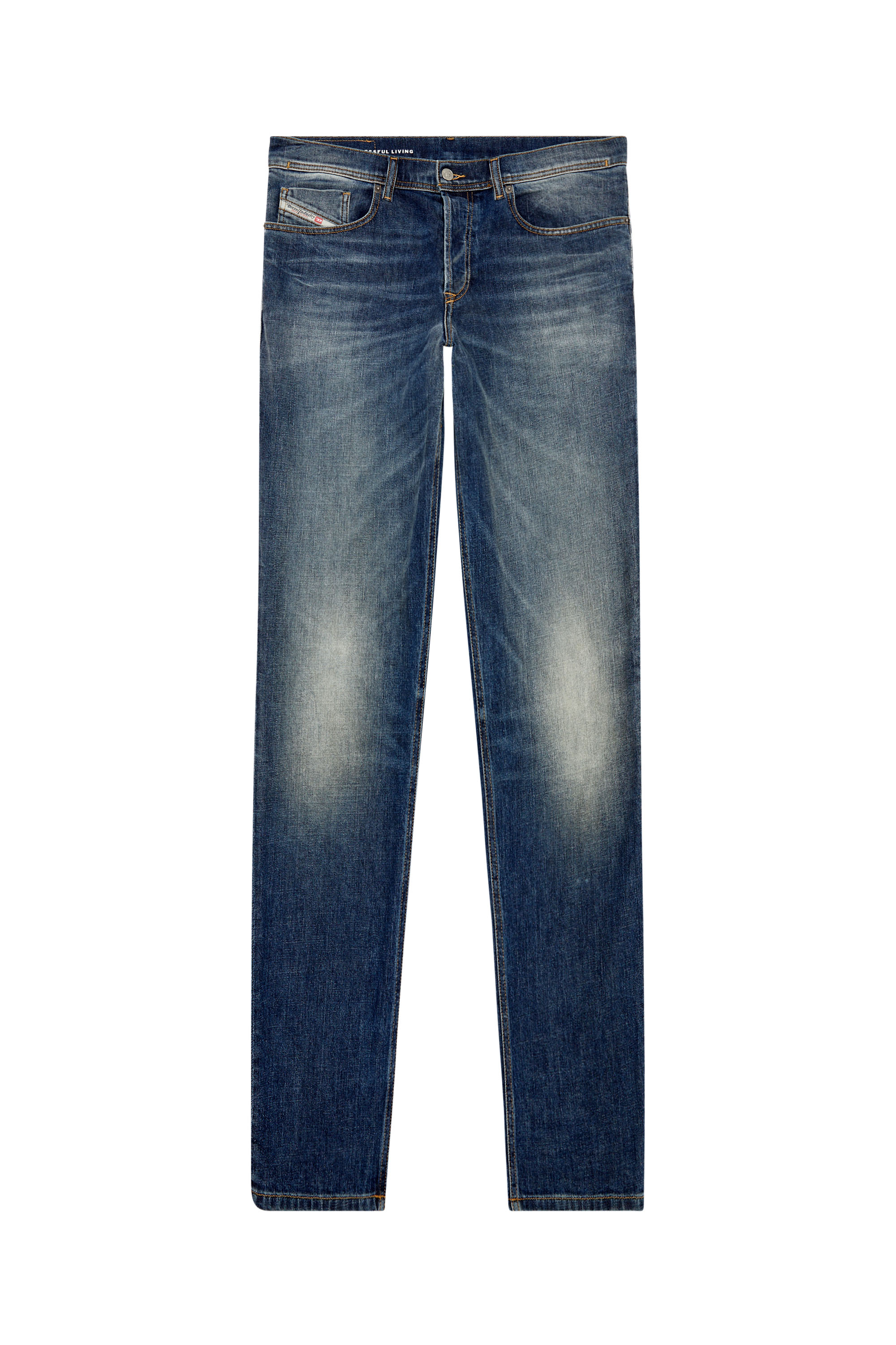 Diesel - Tapered Jeans 2023 D-Finitive 09H43, Blu Scuro - Image 5