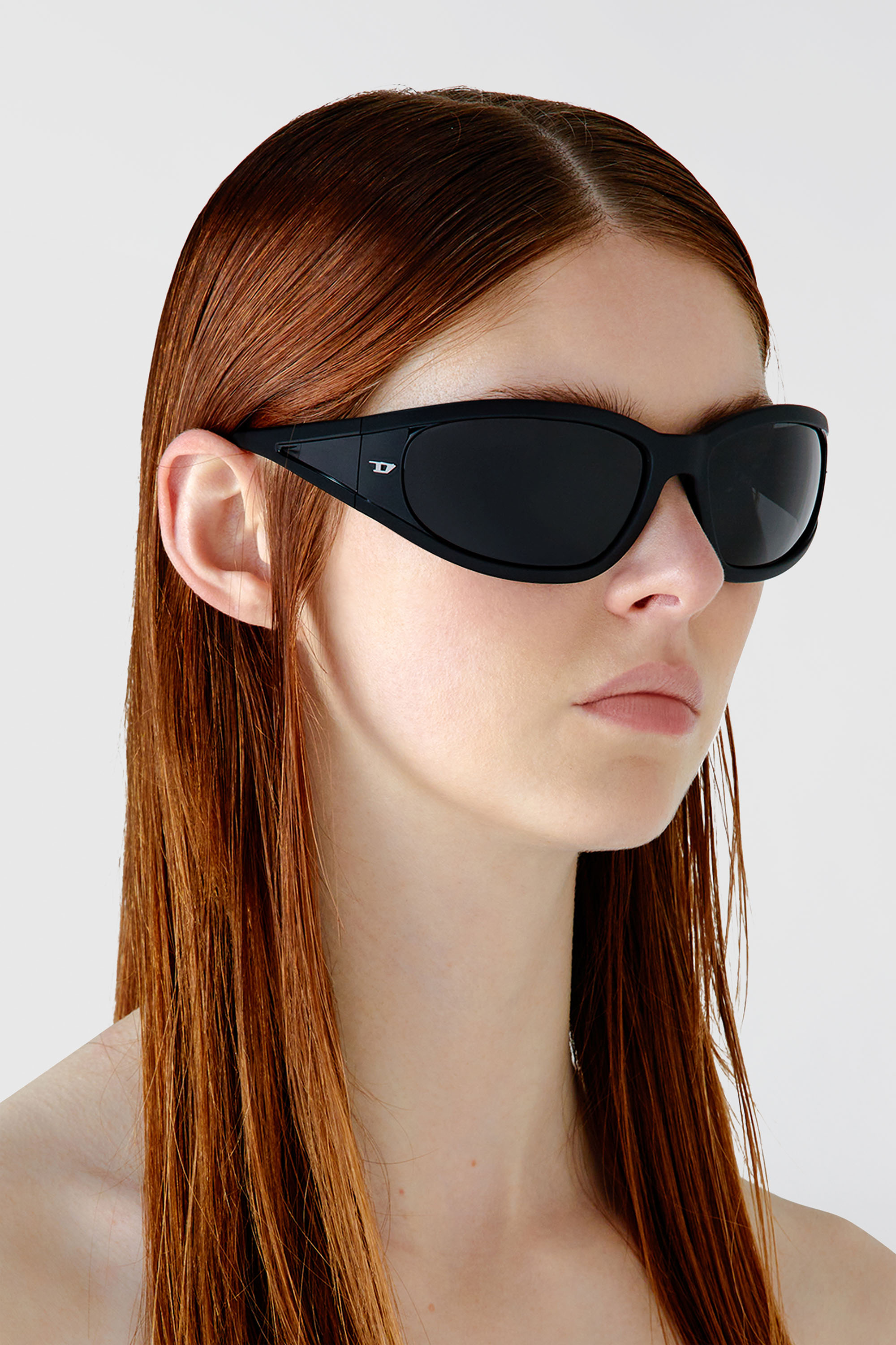 Diesel - 0DL3002, Occhiale in acetato con forma rettangolare Unisex in Nero - 6