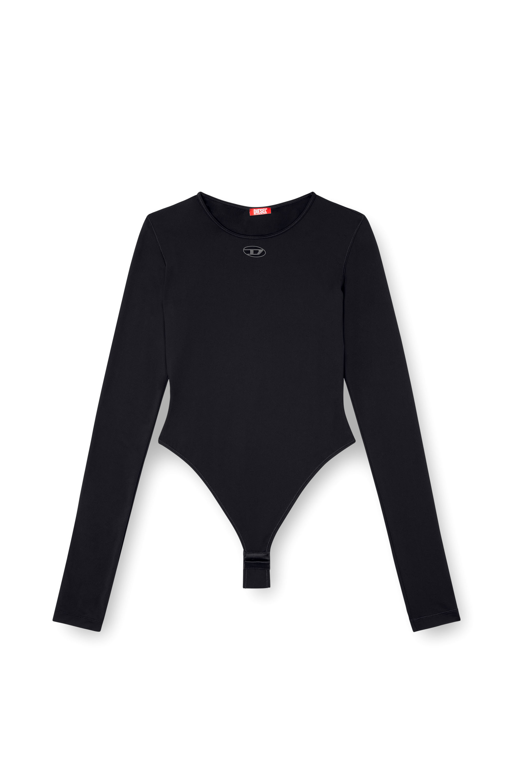 Diesel - ANGELINA-UTLT, Body in nylon stretch Donna in Nero - 4