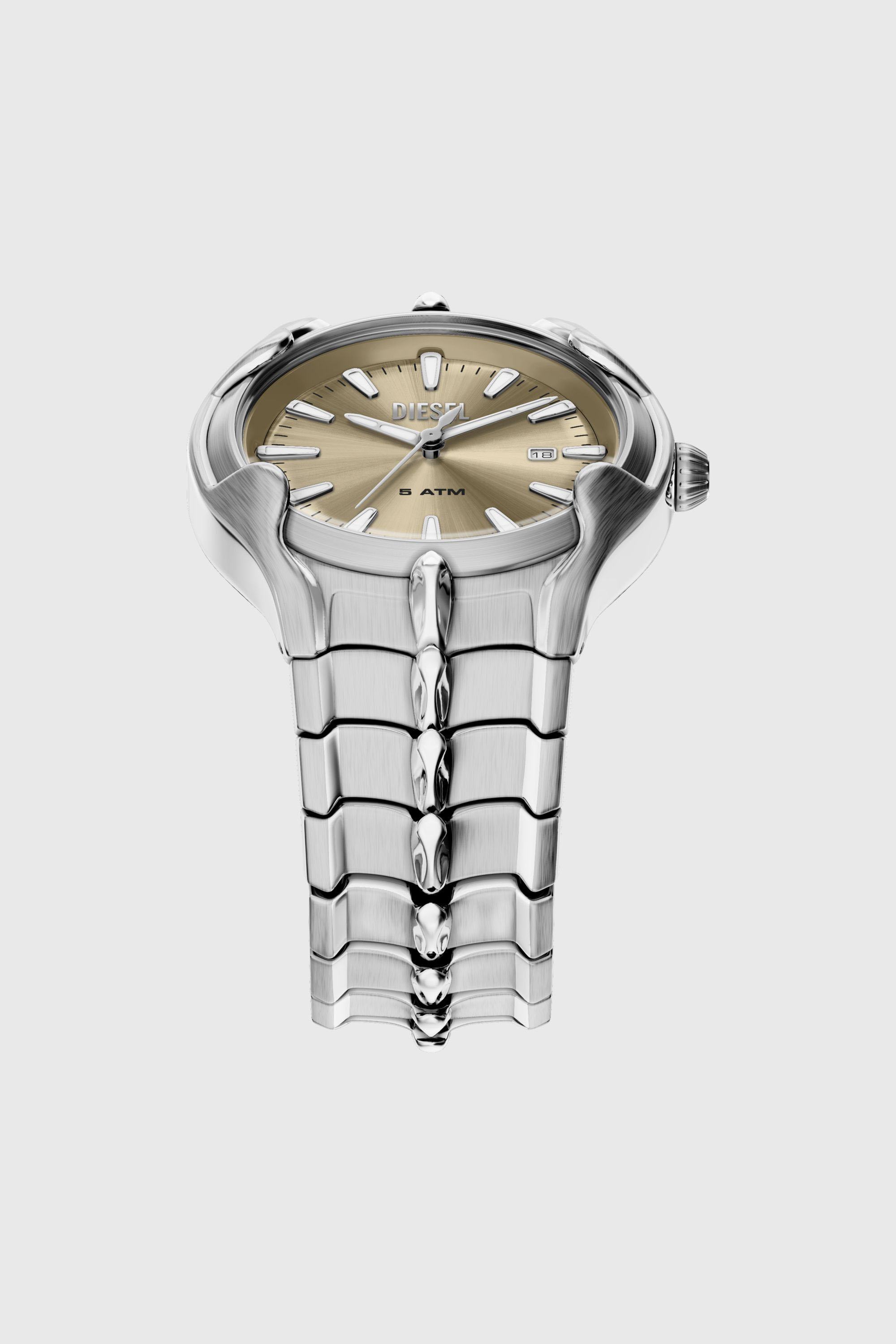 Diesel - DZ2234 WATCH, Orologio Vert in acciaio inox Uomo in Argento - 4