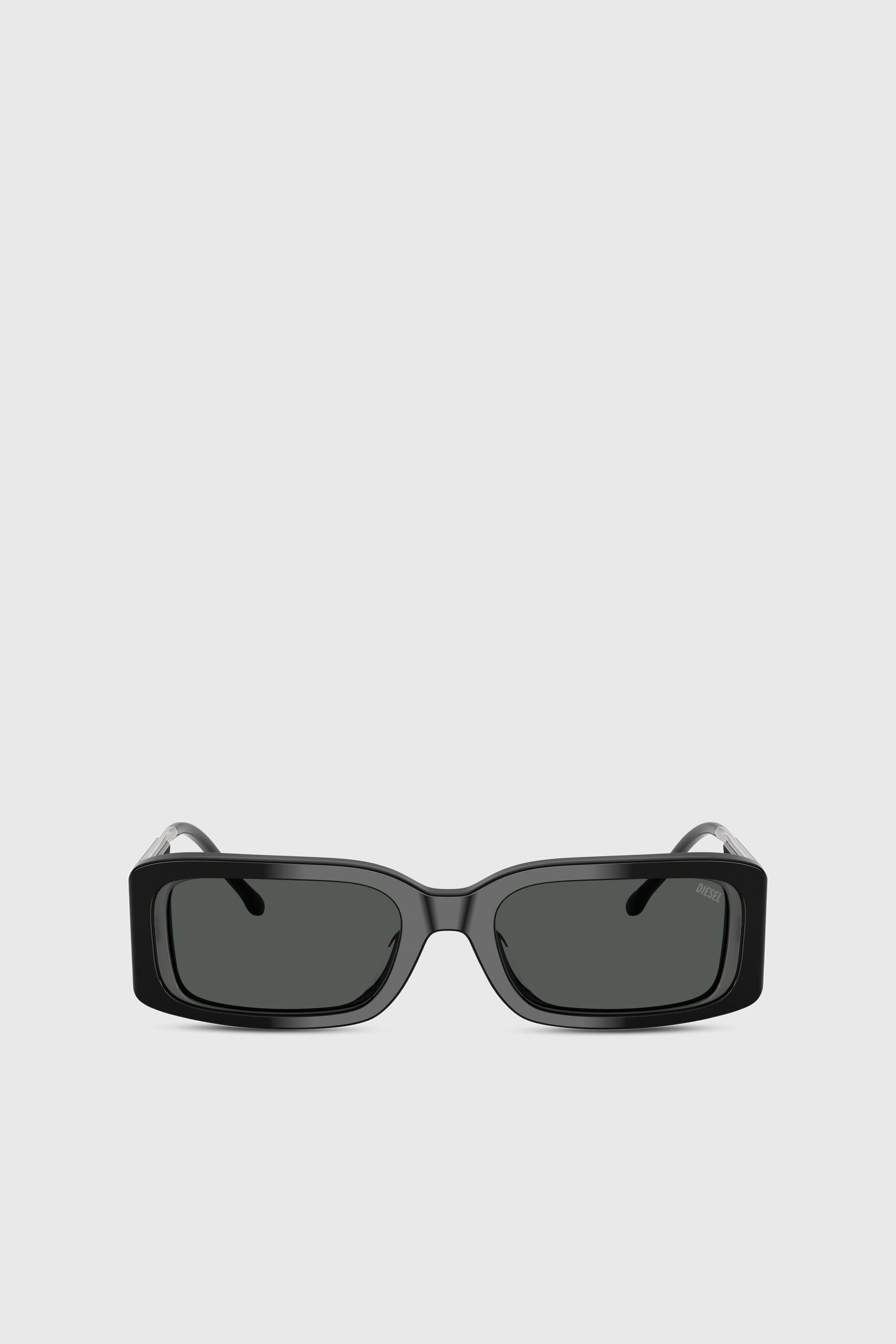 Diesel - 0DL2017U, Occhiali da sole rettangolari Unisex in Nero - 1