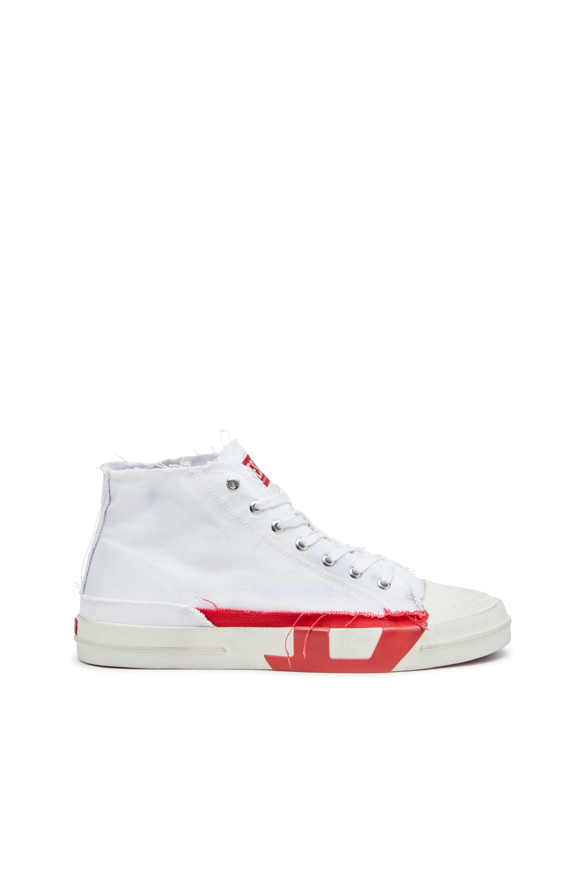 Diesel - S-D-VERSE MID, S-D-Verse-Sneaker high-top in canvas effetto dirt Uomo in Multicolor - 1