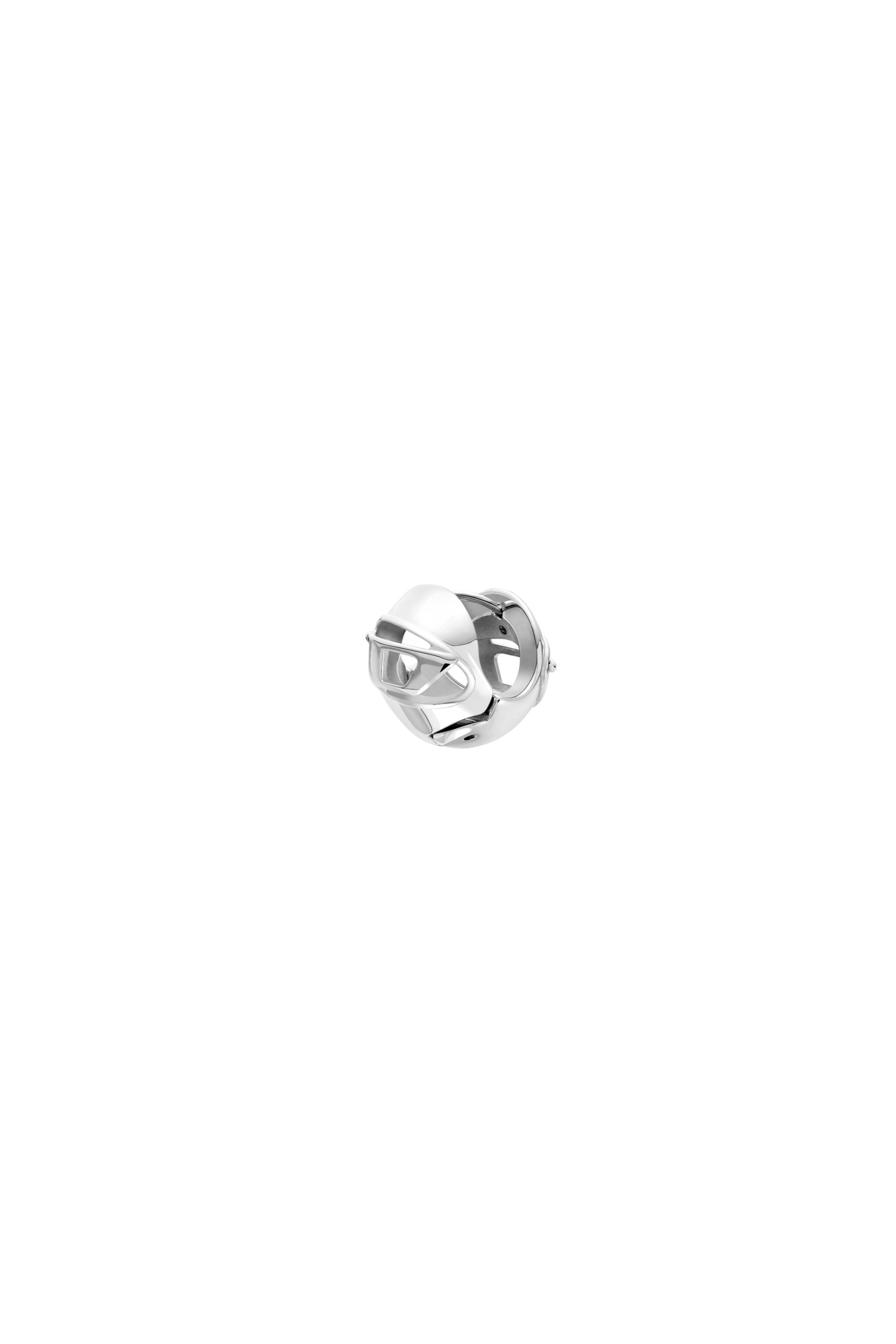 Diesel - DX1718040, Orecchino a cerchio in acciaio inox Unisex in Argento - 1
