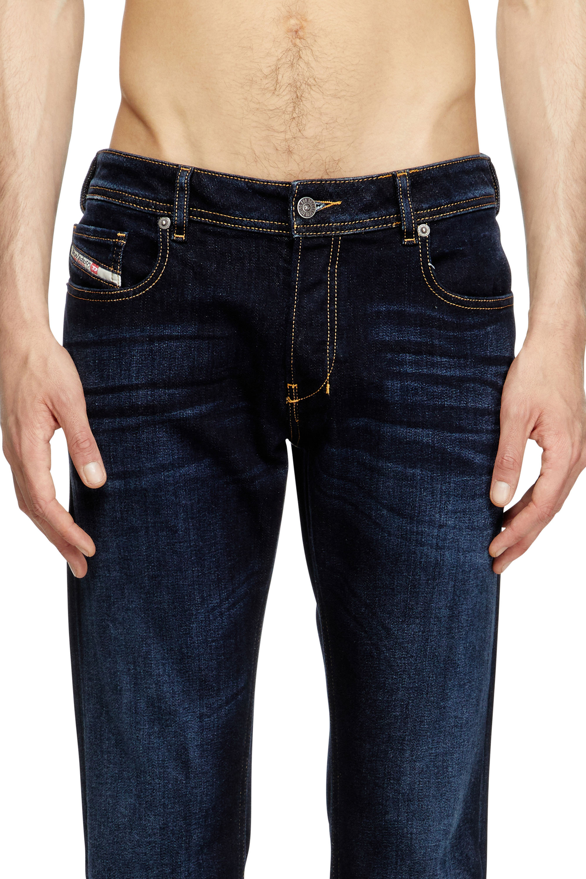 Diesel - Bootcut Jeans 2007 Zatiny 009ZS Uomo, Blu Scuro - Image 4