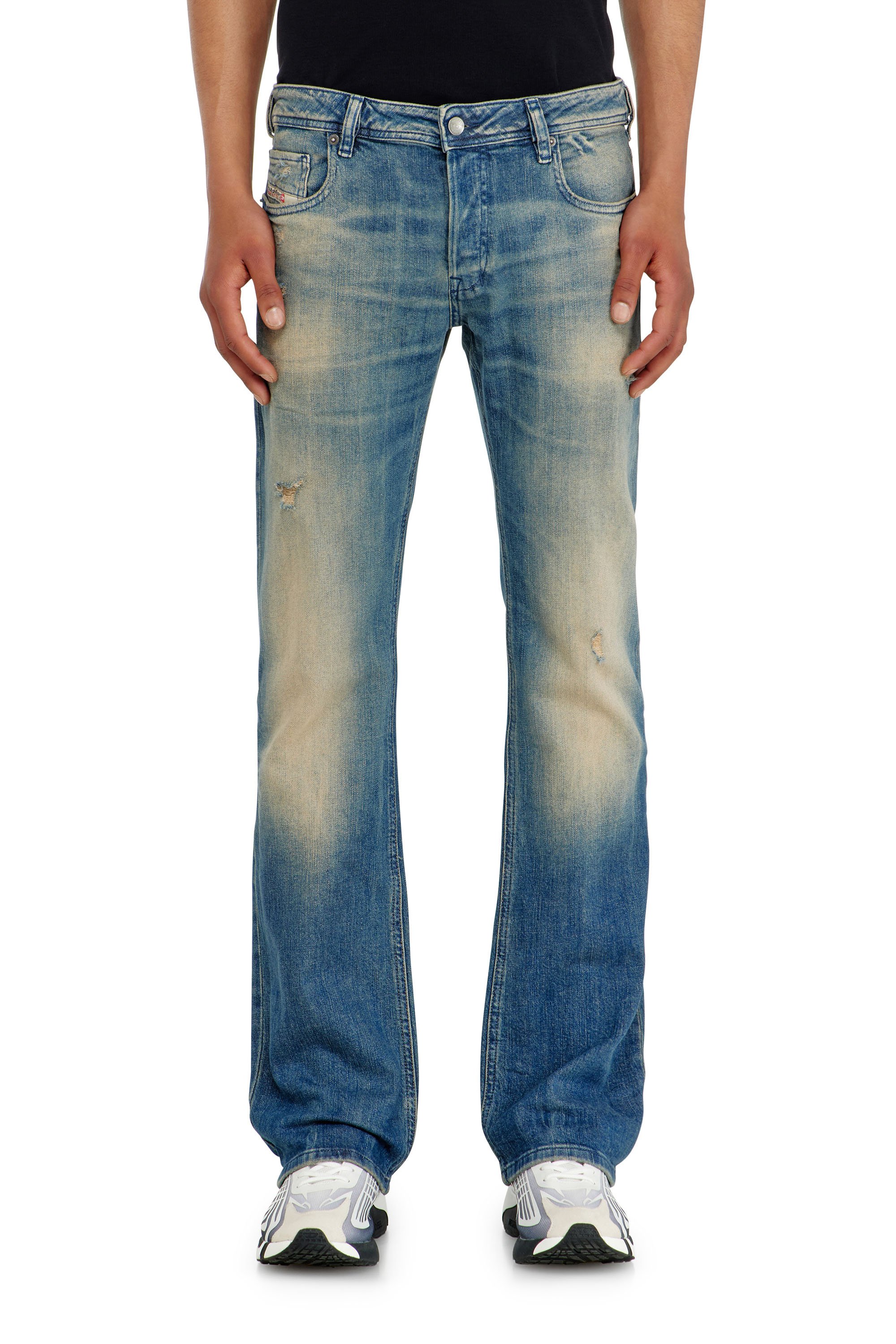Diesel - Bootcut Jeans 2007 Zatiny 0KBBW Uomo, Blu medio - Image 1