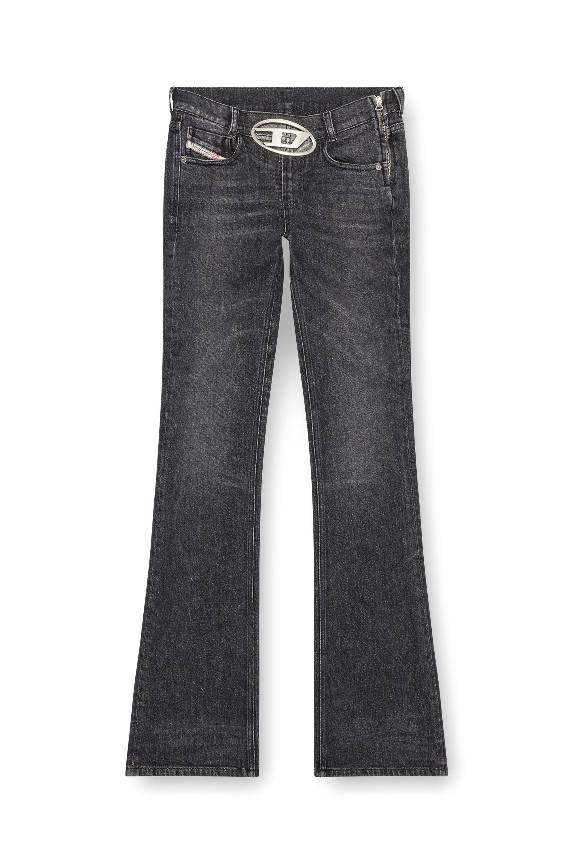 Diesel - Donna Bootcut and Flare Jeans 1969 D-Ebbey 0CKAH, Nero/Grigio scuro - Image 5