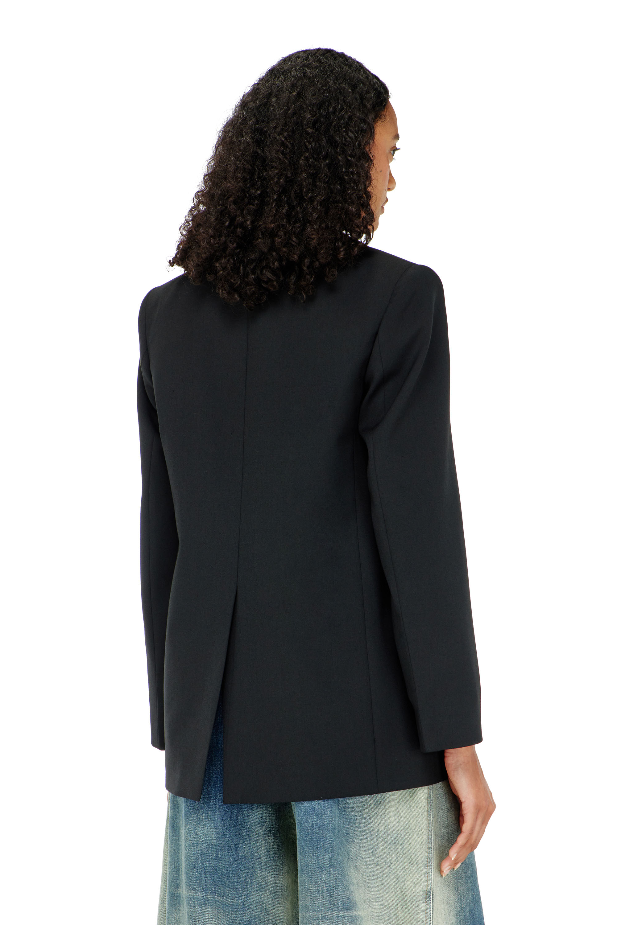 Diesel - G-KESS-R1, Blazer in misto lana Donna in Nero - 4