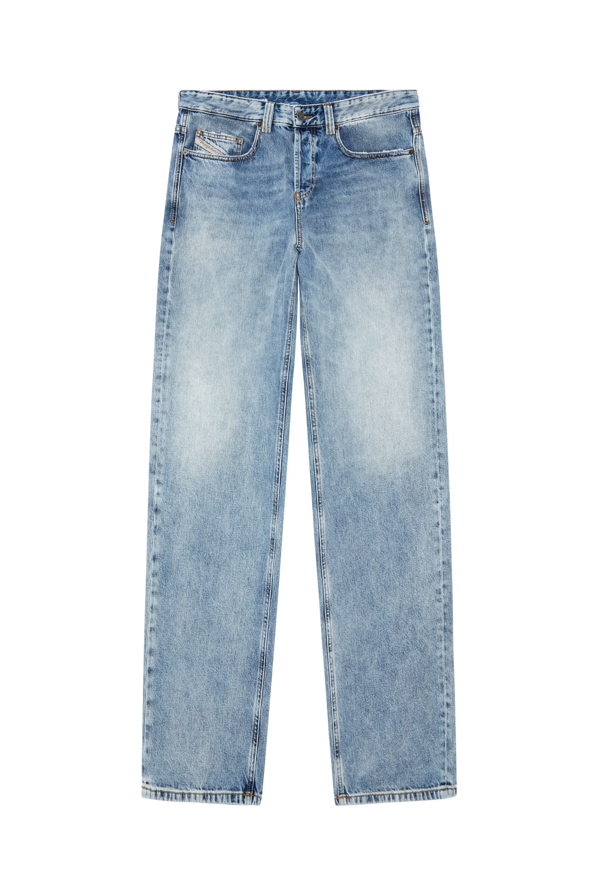 Diesel - Straight Jeans 2001 D-Macro 09H57, Blu Chiaro - Image 5