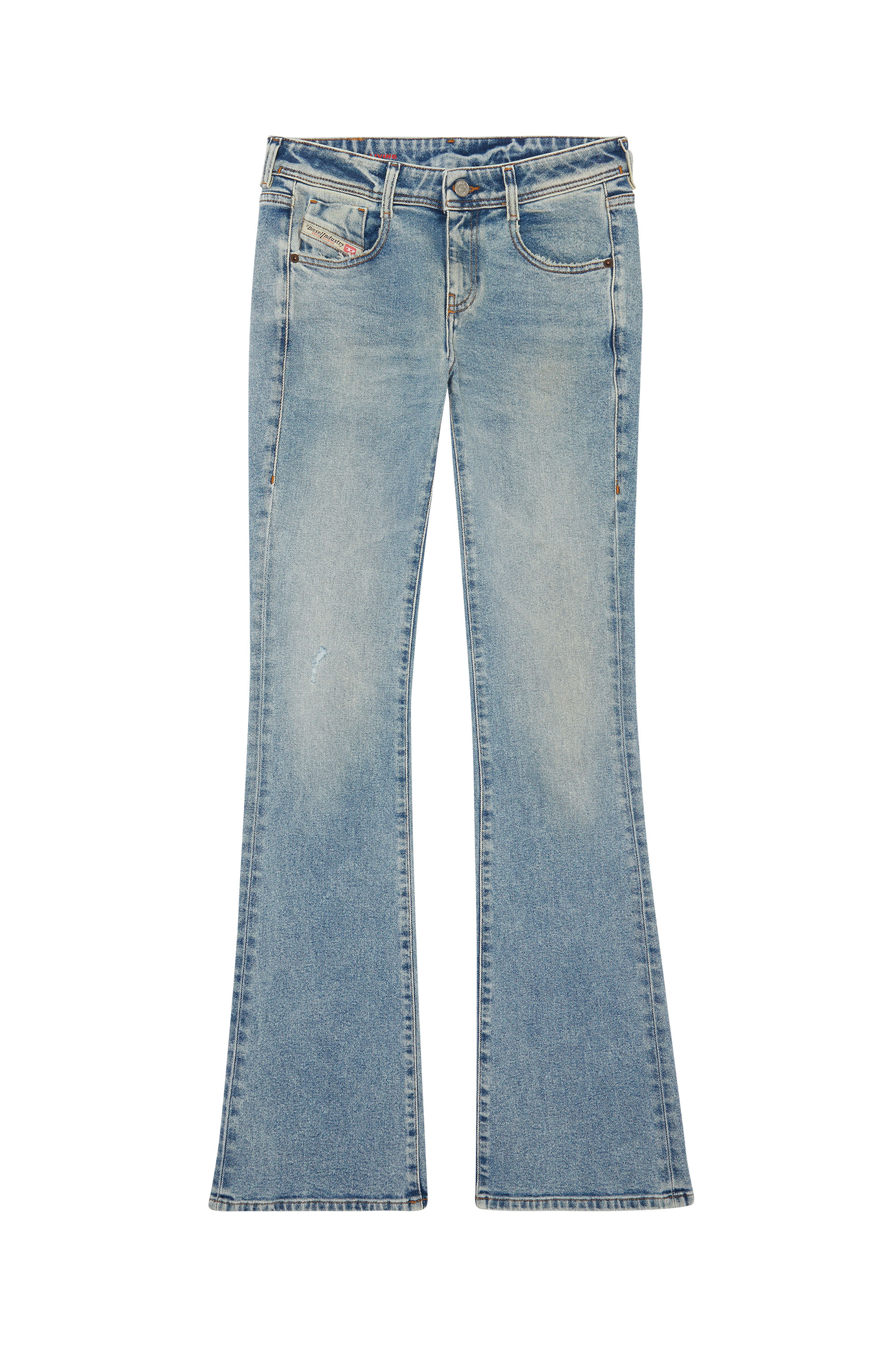 Diesel - 1969 D-EBBEY 09E86 Bootcut and Flare Jeans, Blu Chiaro - Image 3