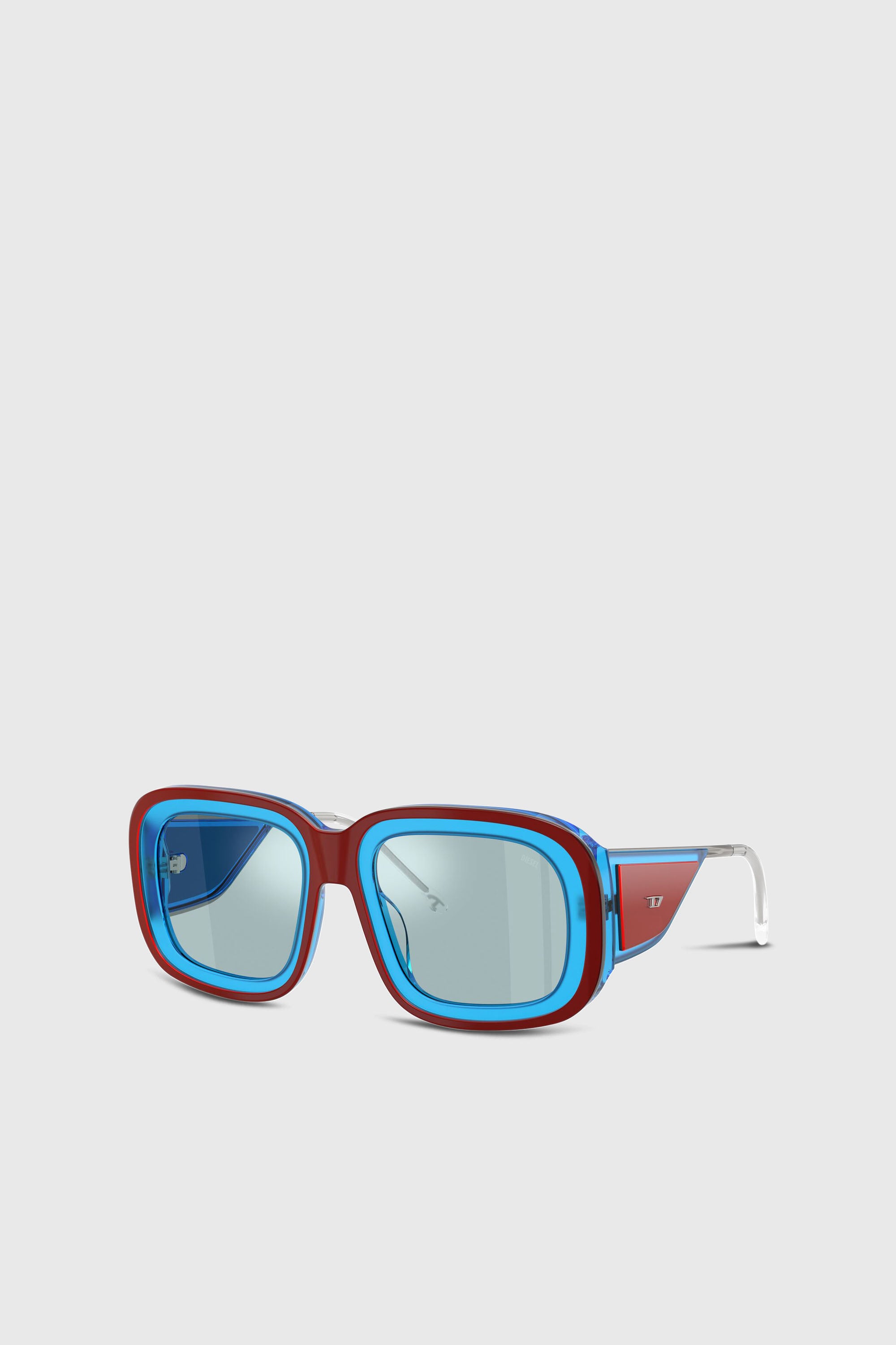 Diesel - 0DL2015U, Occhiali da sole quadrati Unisex in Multicolor - 2
