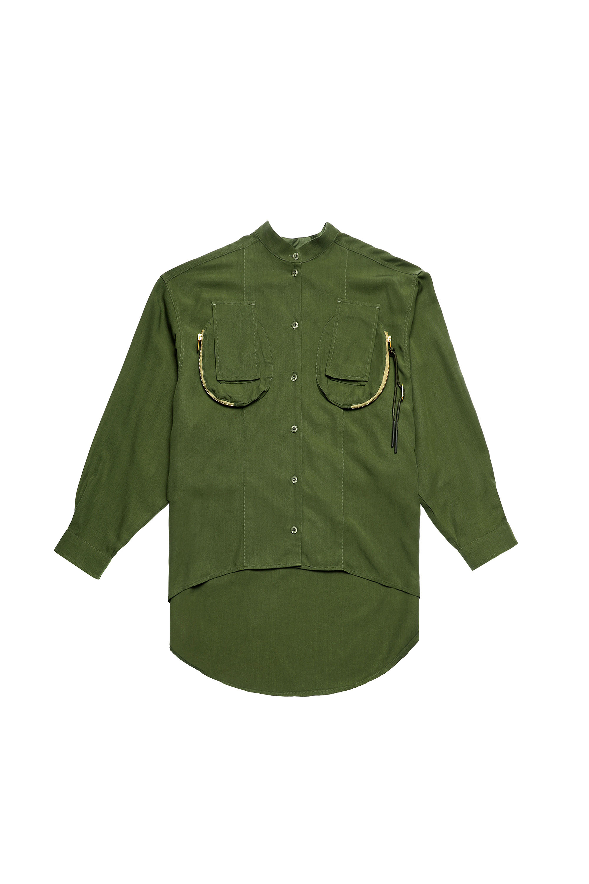 C-EILEEN, Verde Oliva - Camicie