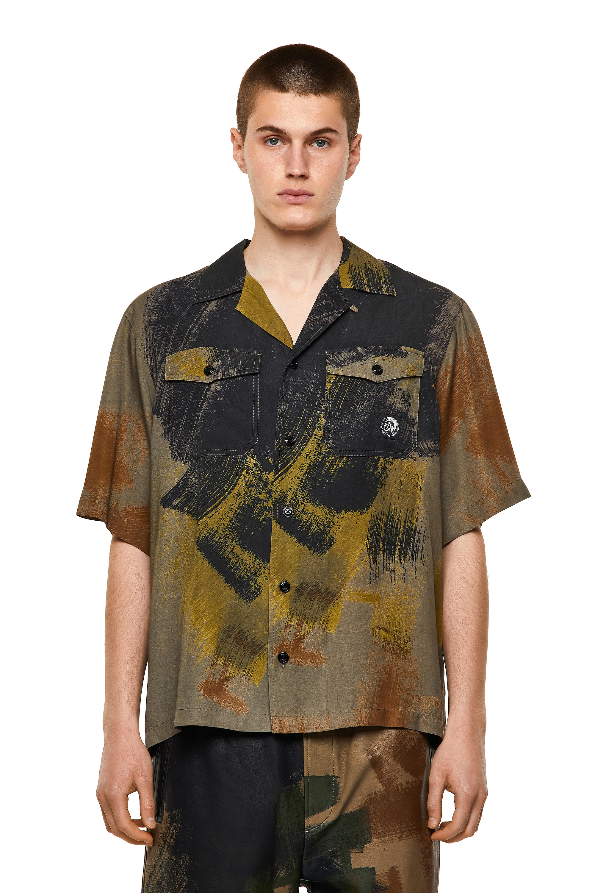 S-WOLF-ALL, Verde/Nero - Camicie