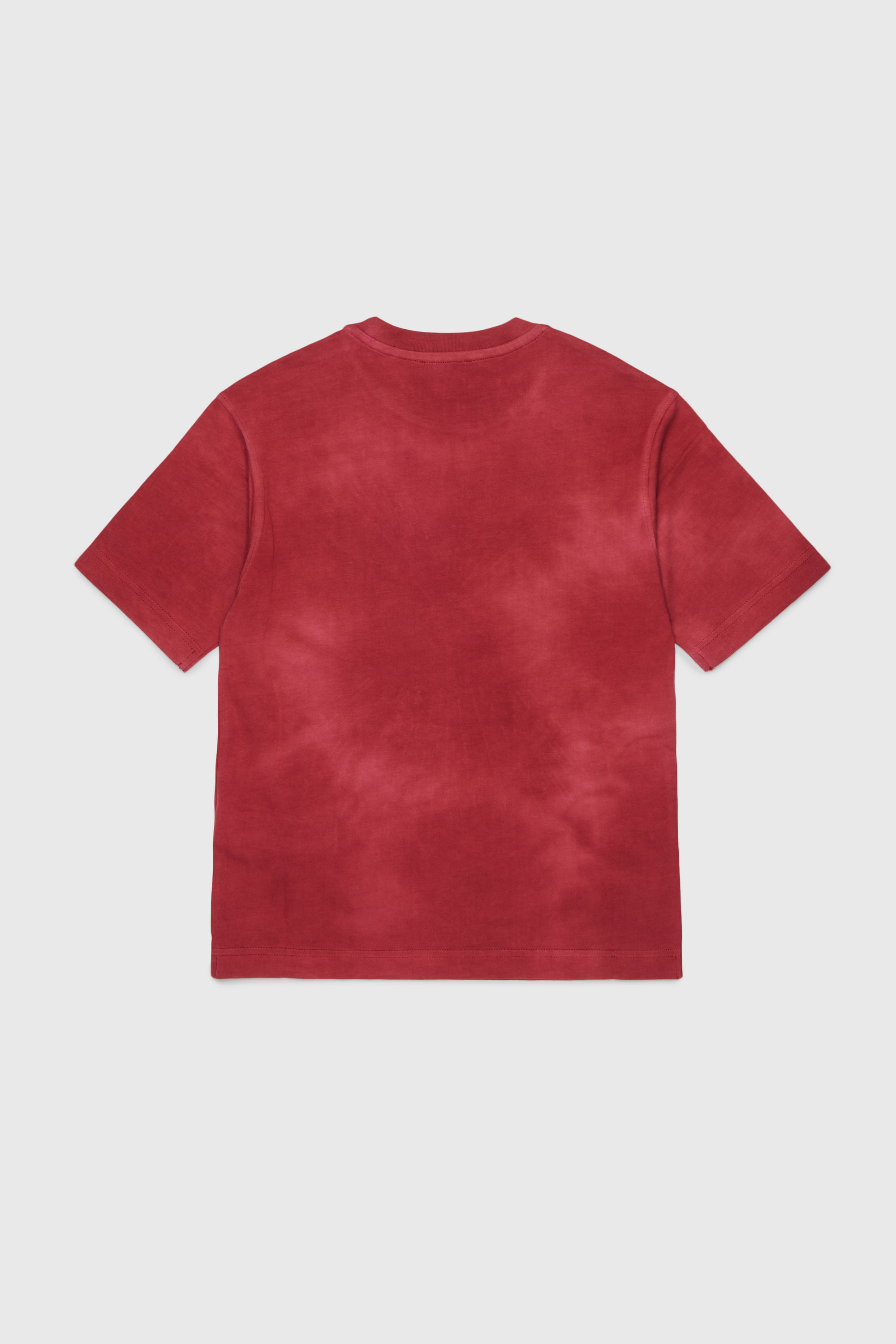Diesel - TFIN OVER, T-shirt con motivo fenice decorato Uomo in Rosso - 2