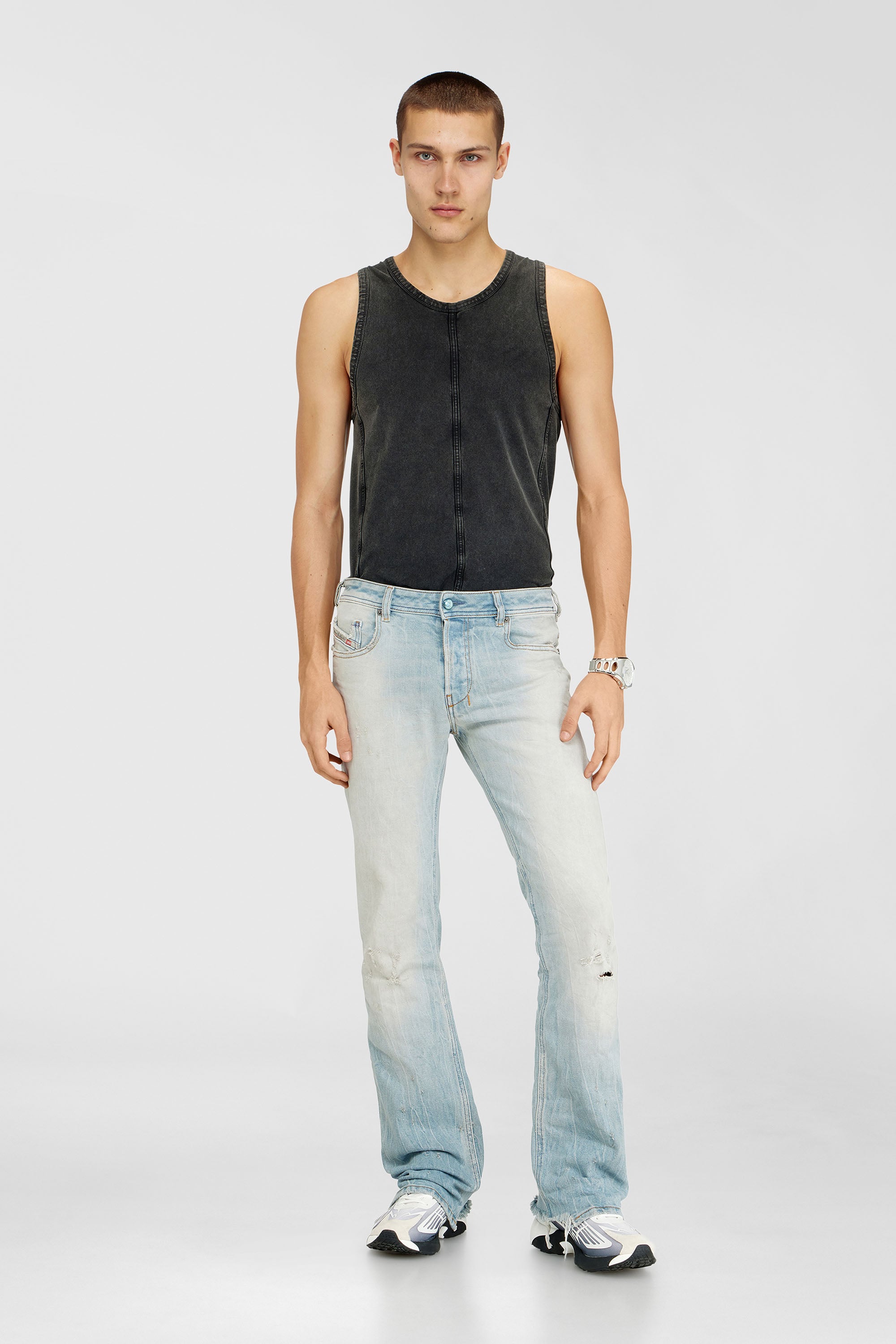 Diesel - Bootcut Jeans 2007 Zatiny 09N47 Uomo, Blu Chiaro - Image 2