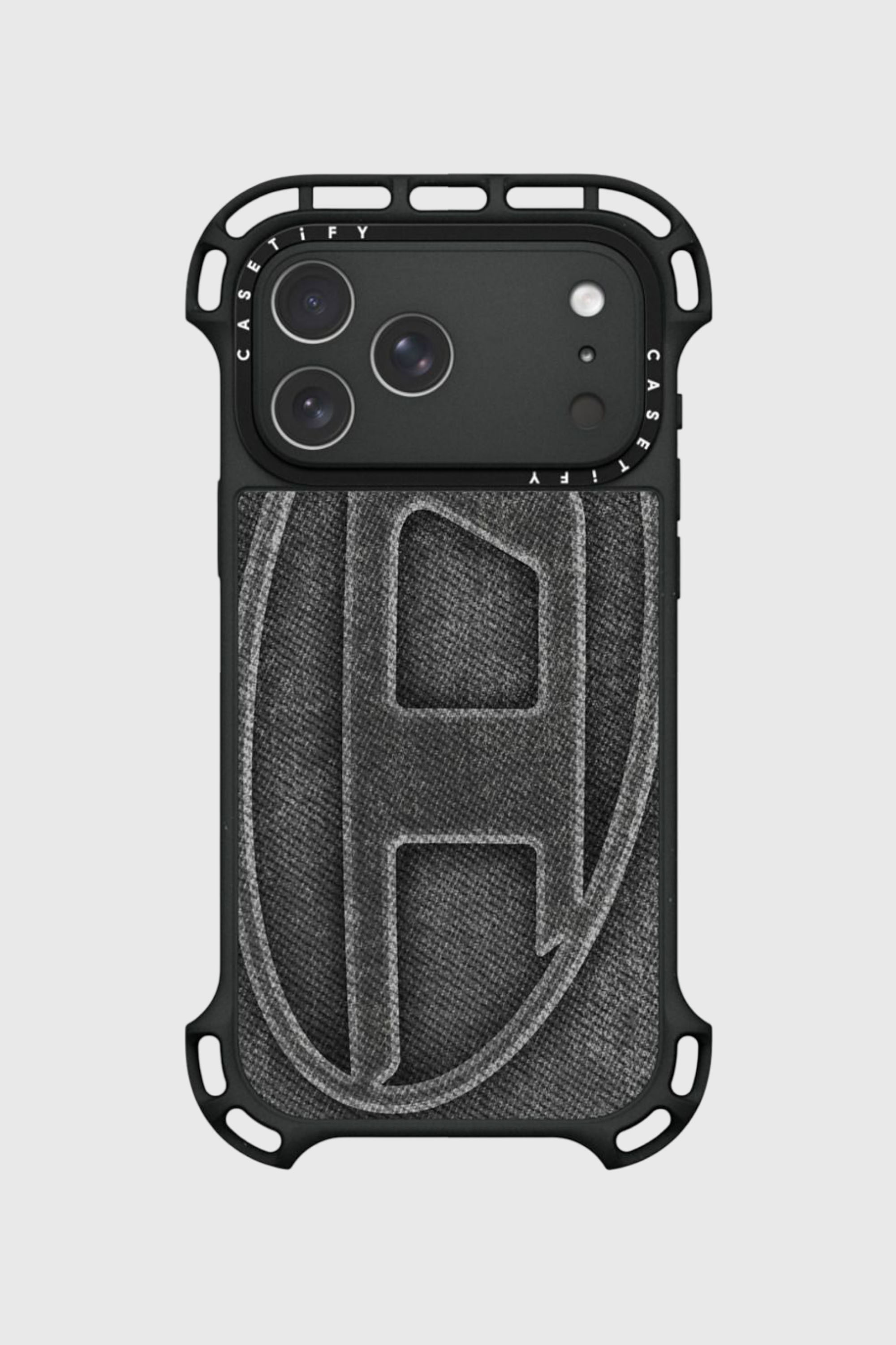 Diesel - 60599 MOULDED CASE, Custodia Oval D per iPhone 17 Pro Max Unisex in Nero - 1