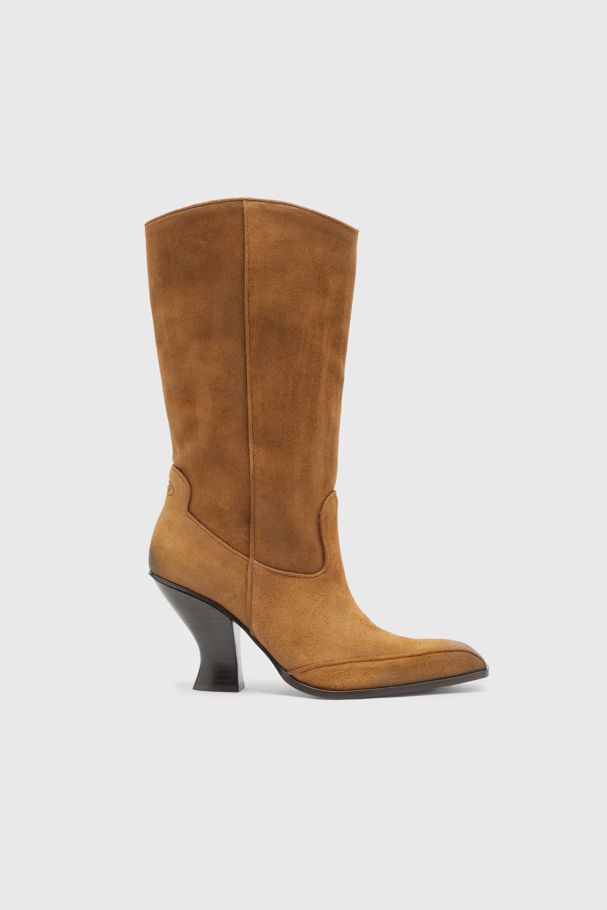 Diesel - D-LUFFY-75-TUBE, D-Luffy - Stivali al ginocchio in scamosciato Donna in Marrone - 1