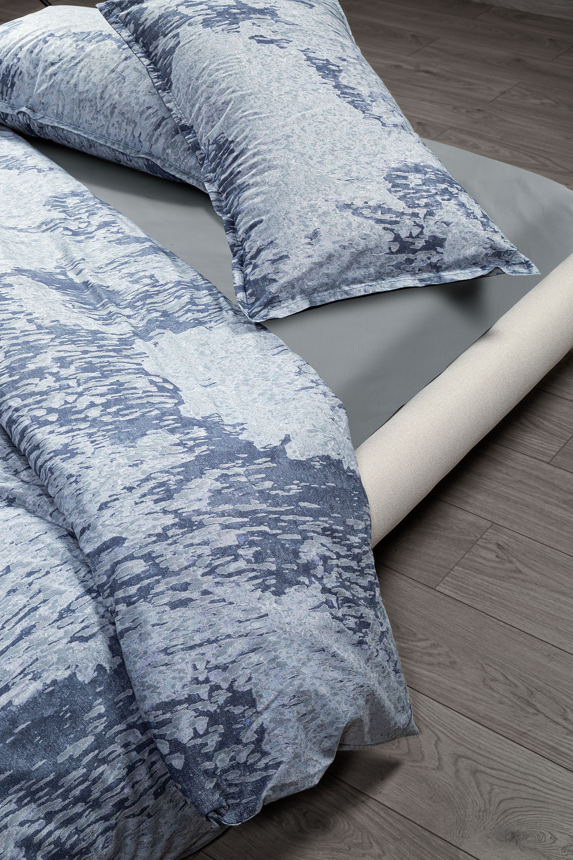 Diesel - 1015008 ACID RAIN - COTTON DUVET COVER B, Parure Copripiumino in Cotone Unisex in Blu - 2