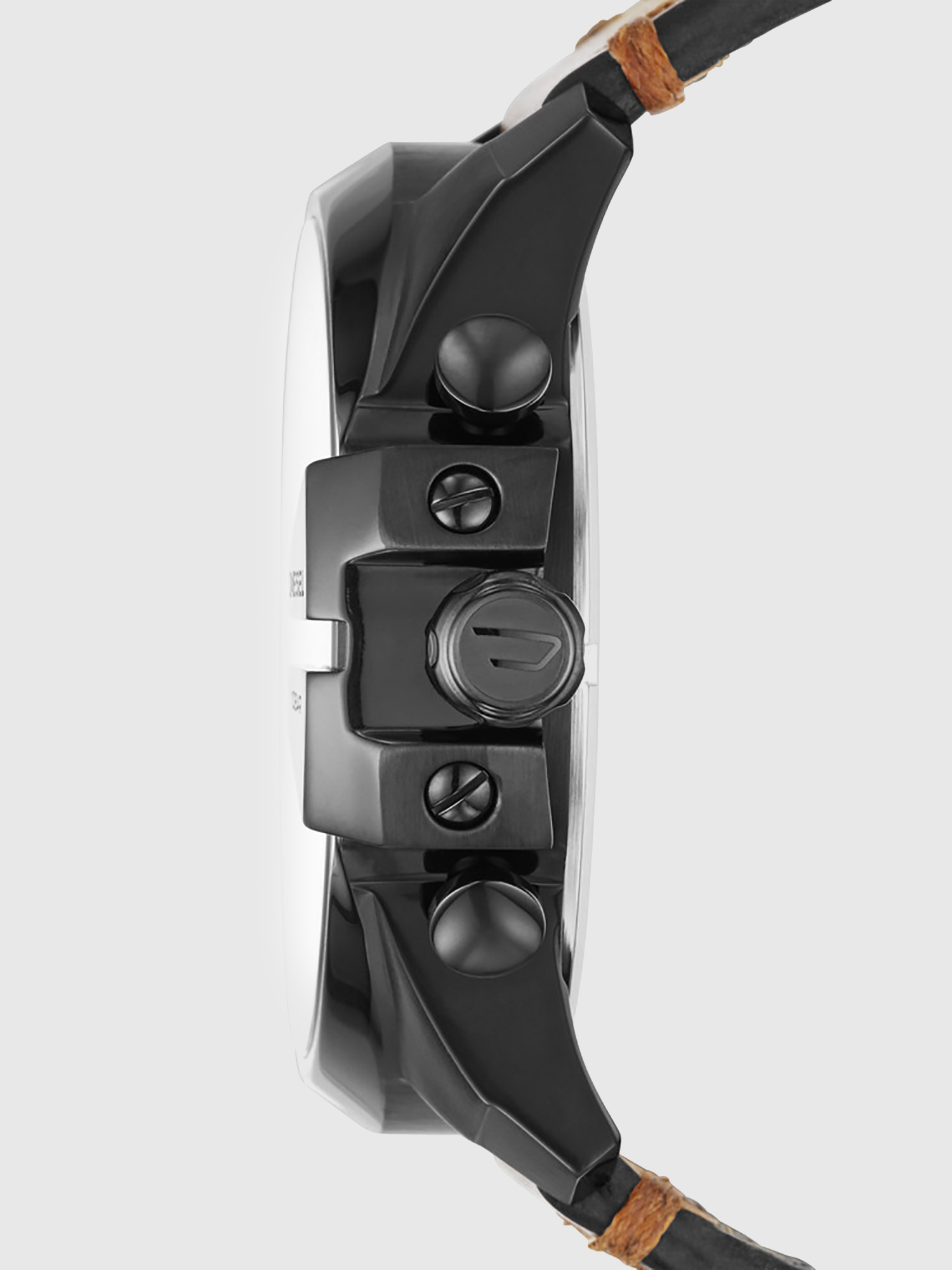 Diesel - DZ4463, Mega Chief orologio con quadrante grigio Uomo in Nero - 2