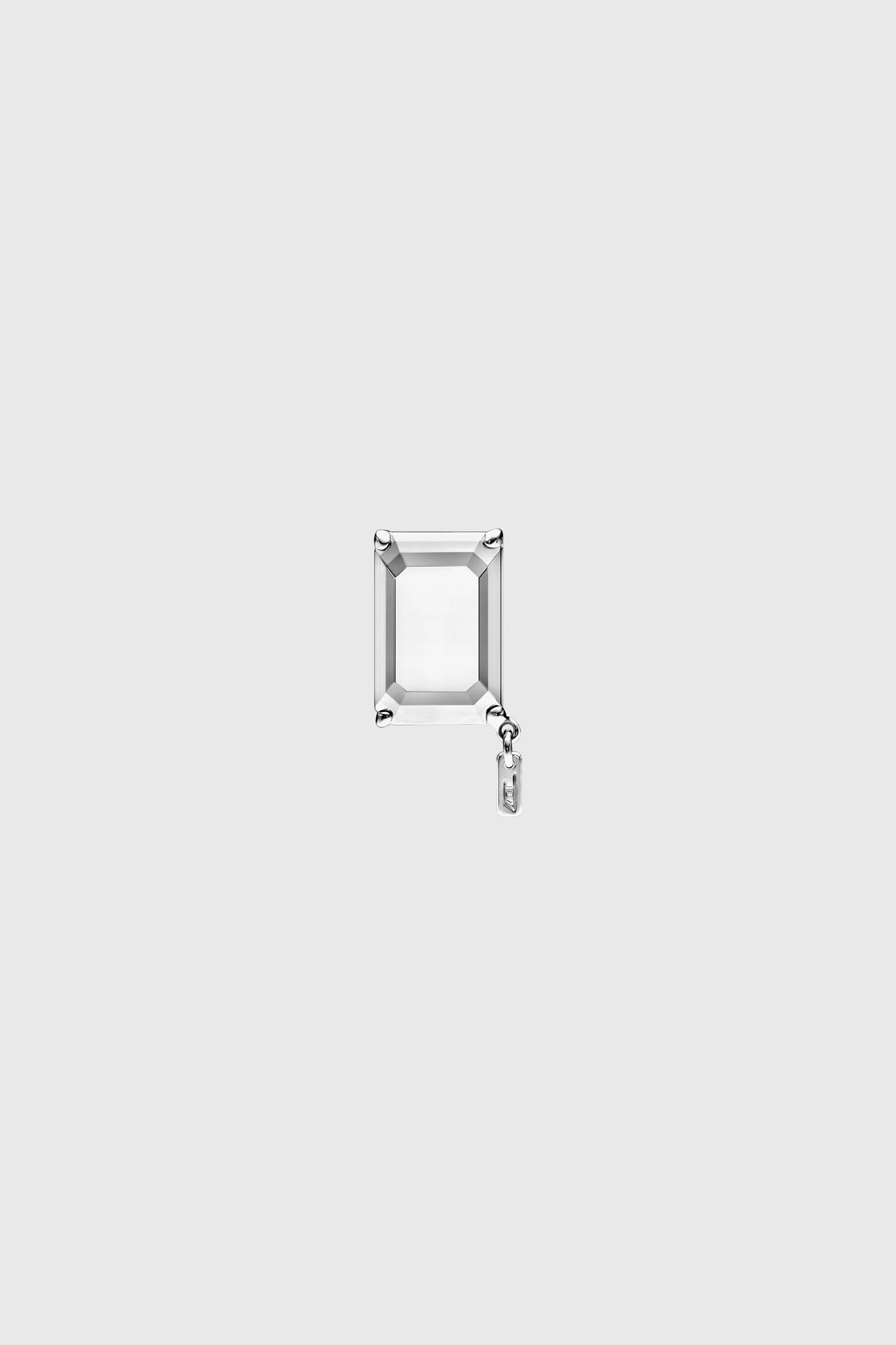 Diesel - DL1366040 STERLING SILVER JEWEL, Orecchino in argento sterling Unisex in Argento - 1