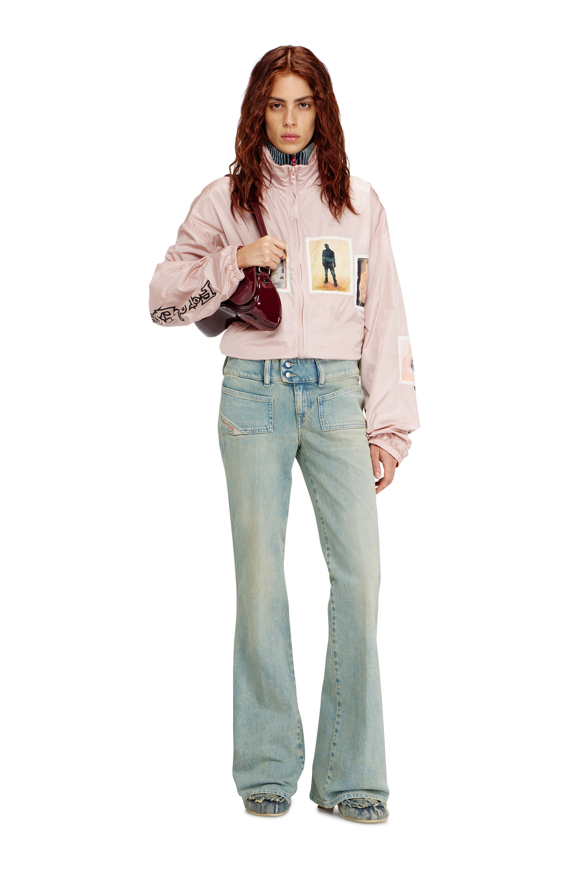 Diesel - Bootcut Jeans D-Hush 09N33 Donna, Blu medio - Image 2