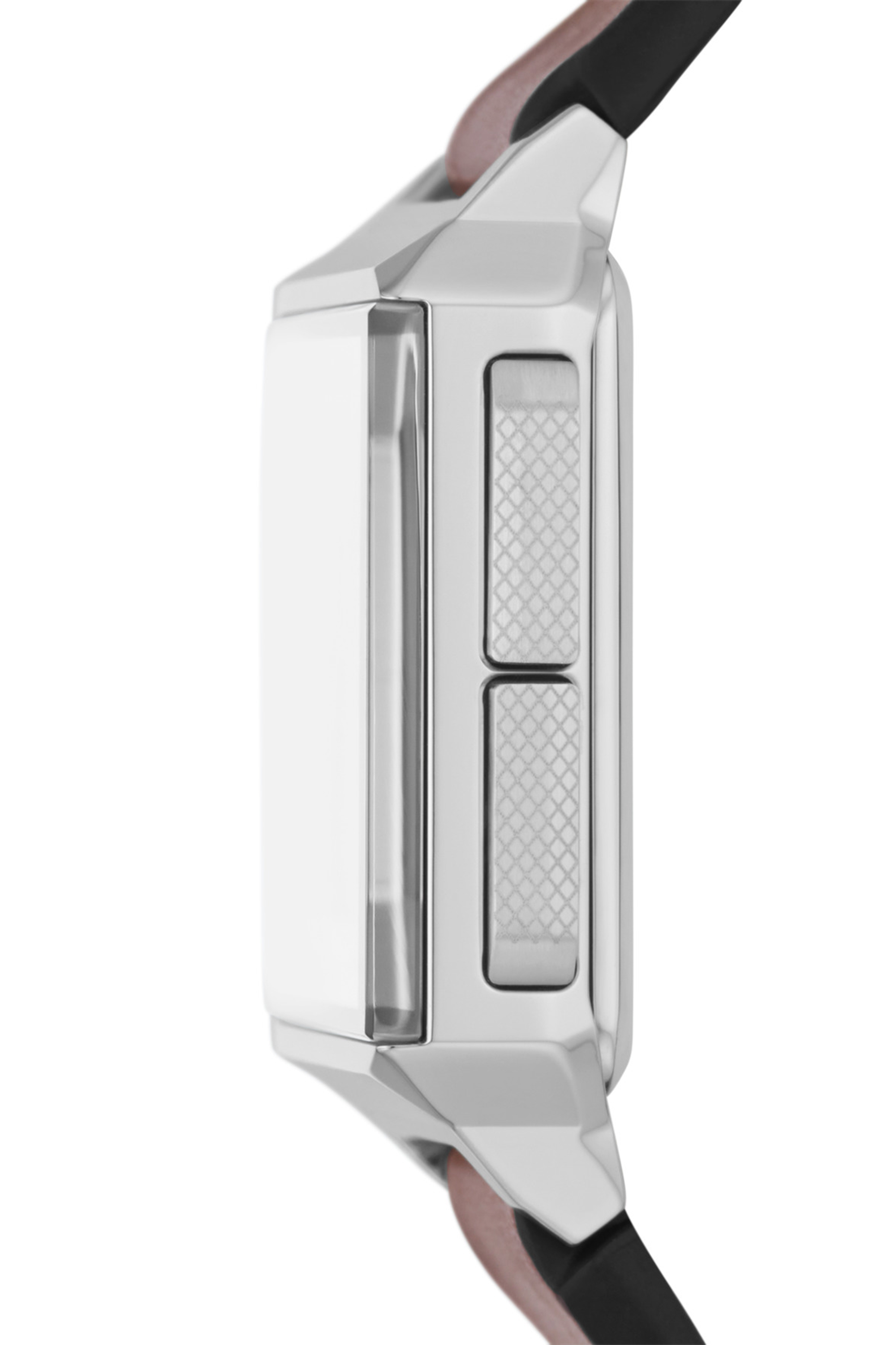 Diesel - DZ1995, Orologio digitale Chopped in pelle marrone Unisex in Marrone - 3