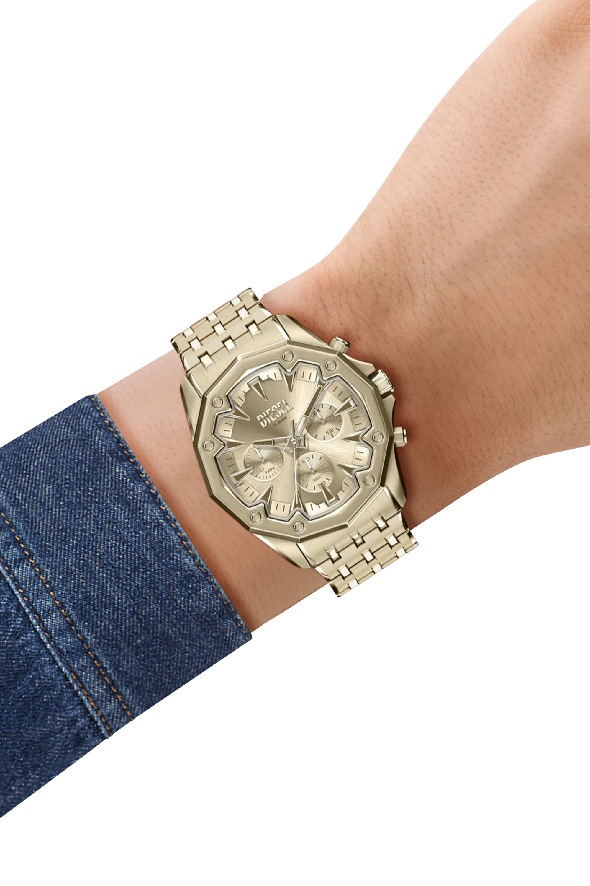 Diesel - DZ4707 WATCH, Orologio Stinger in acciaio inossidabile oro Uomo in Oro - 8