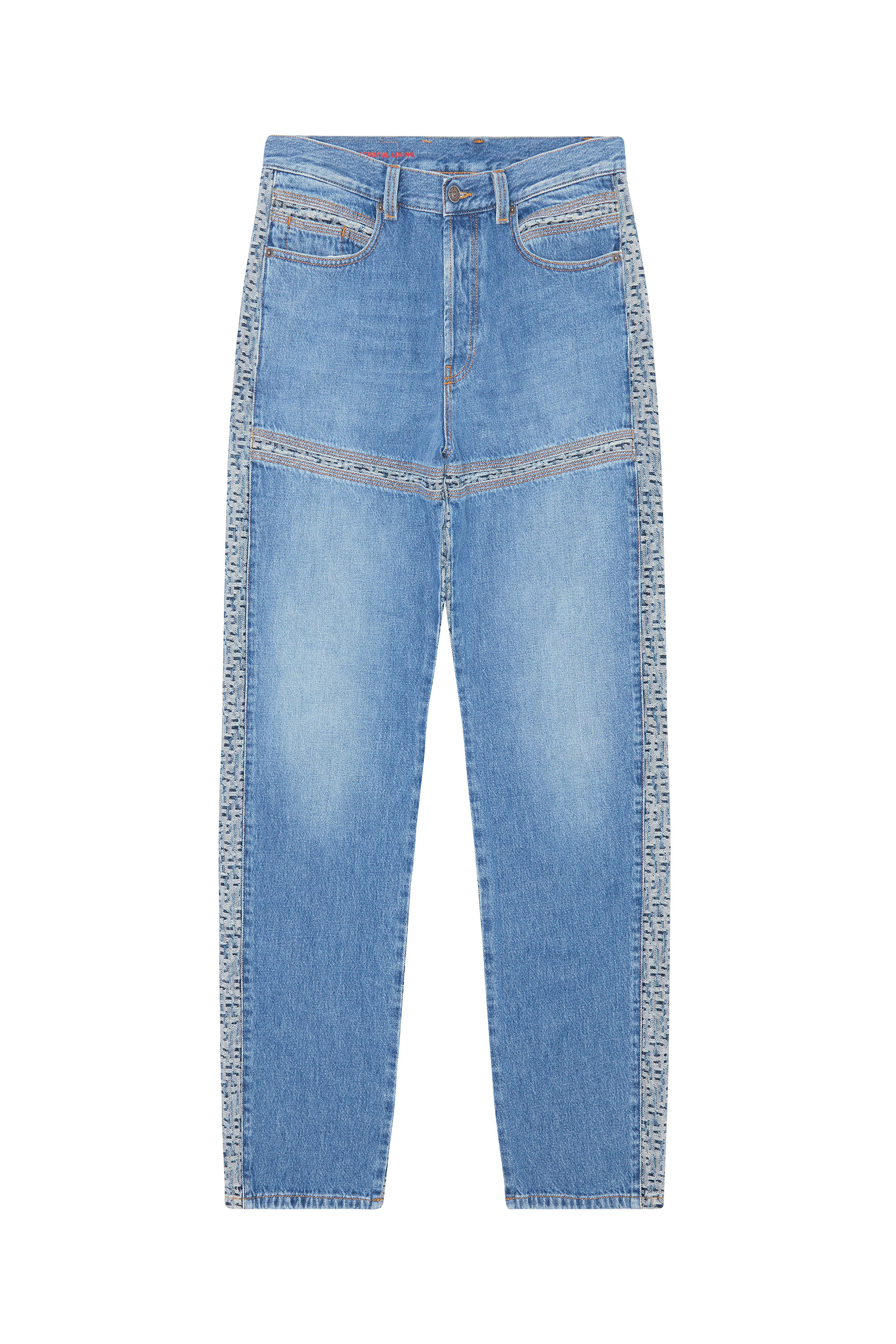 Diesel - D-Mand 09E41 Straight Jeans, Blu medio - Image 6