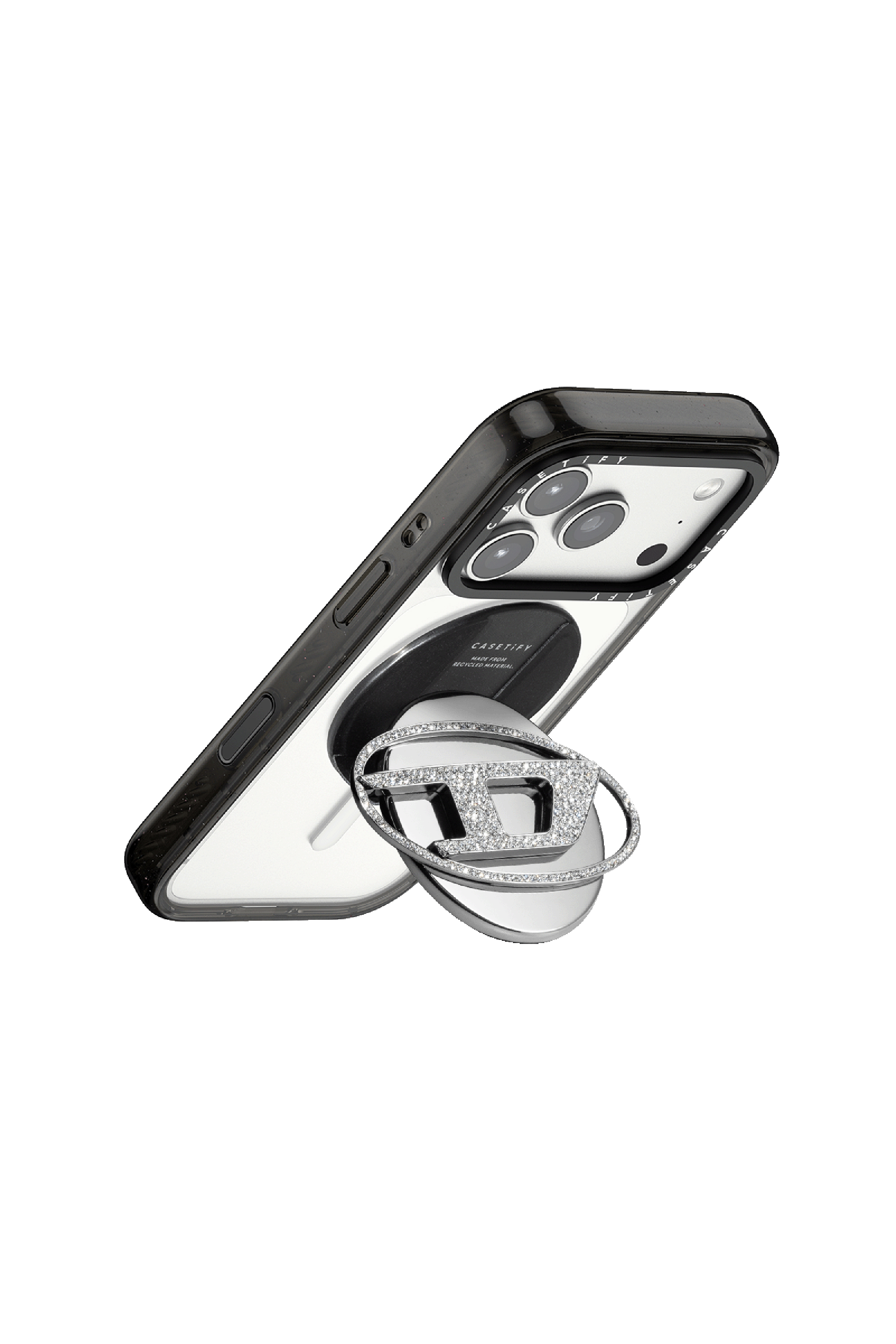 Diesel - 60604 GRIP STAND GRIP STAND, Impugnatura & Supporto Oval D Unisex in Argento - 2