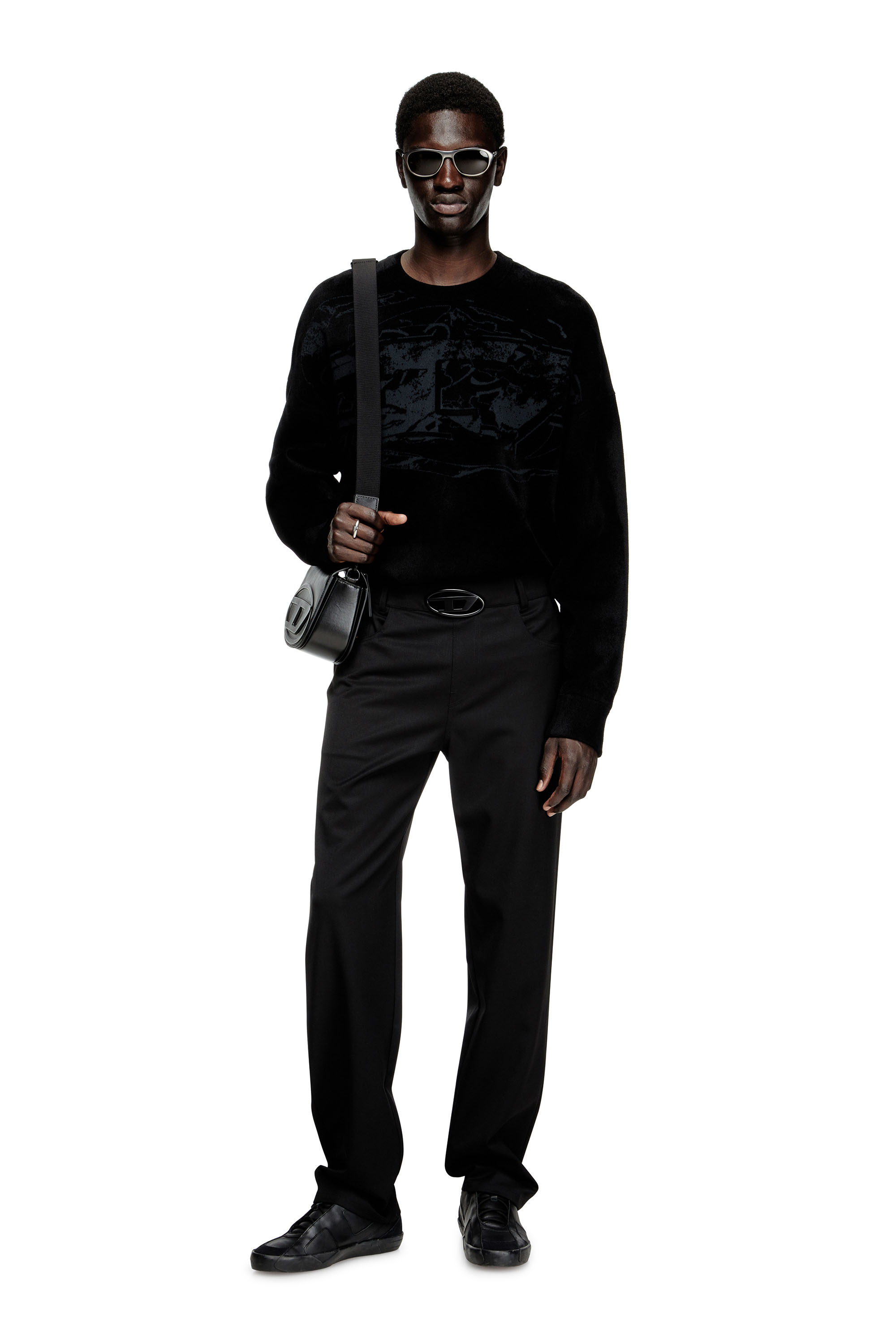 Diesel - K-TRESA, Maglia in ciniglia jaquard con logo Uomo in ToBeDefined - 2