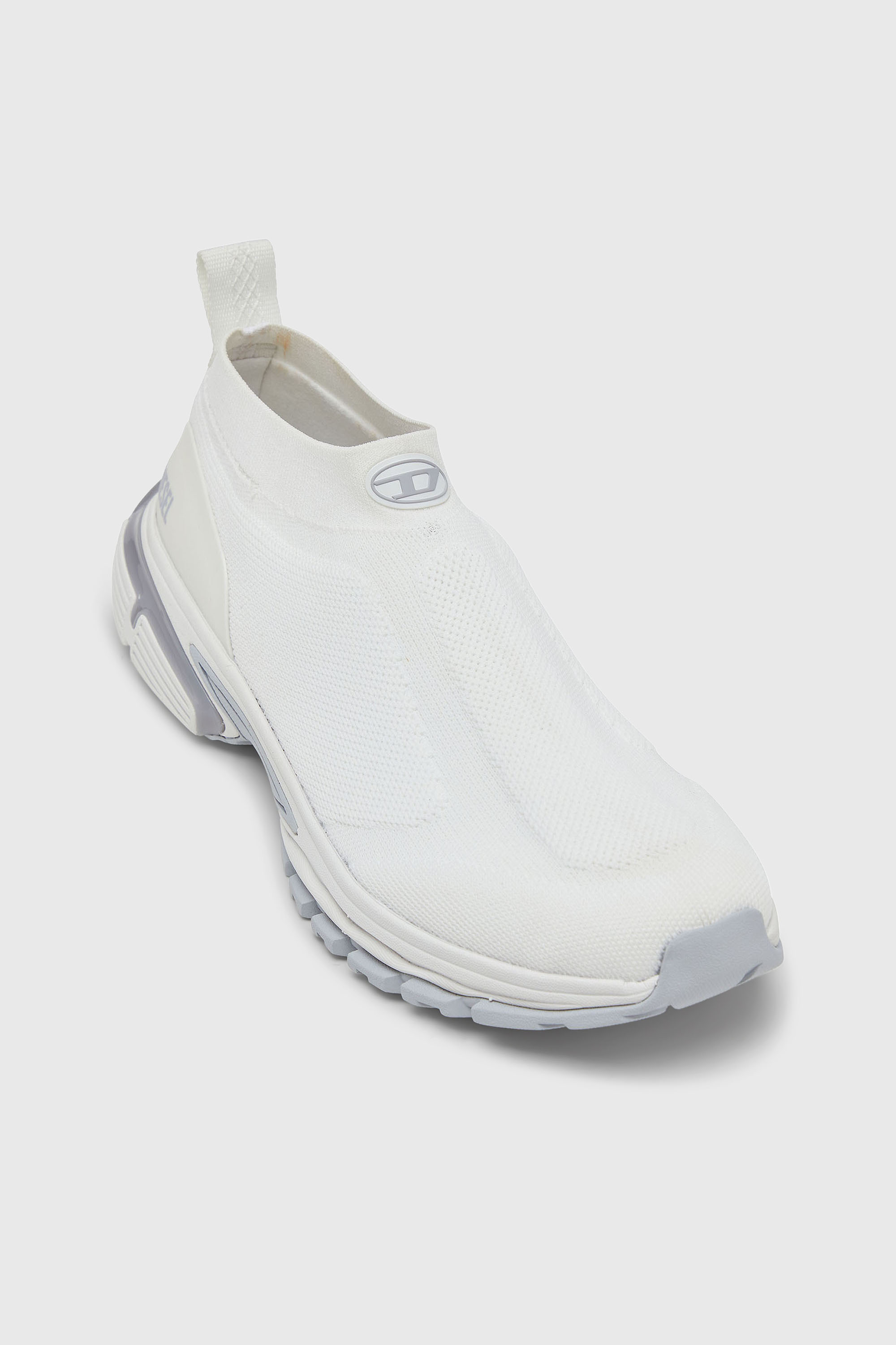 Diesel - S-PRO-V-DENSE-SOCKS, Pro-V-Dense-Sneakers a calzino in maglia slip-on Uomo in Bianco - 6