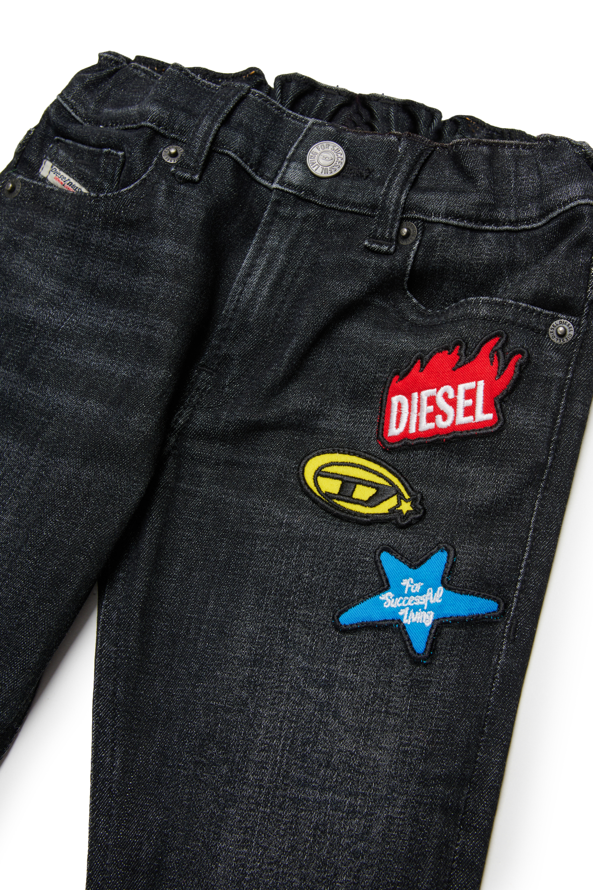 Diesel - D-GALE-B Unisex, Nero/Grigio scuro - Image 3