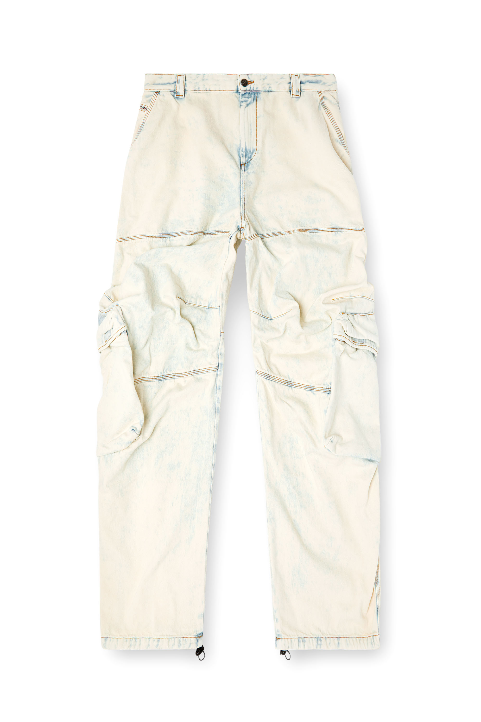 Diesel - Relaxed Jeans D-Arne 0CBCV Uomo, Blu Chiaro - Image 5