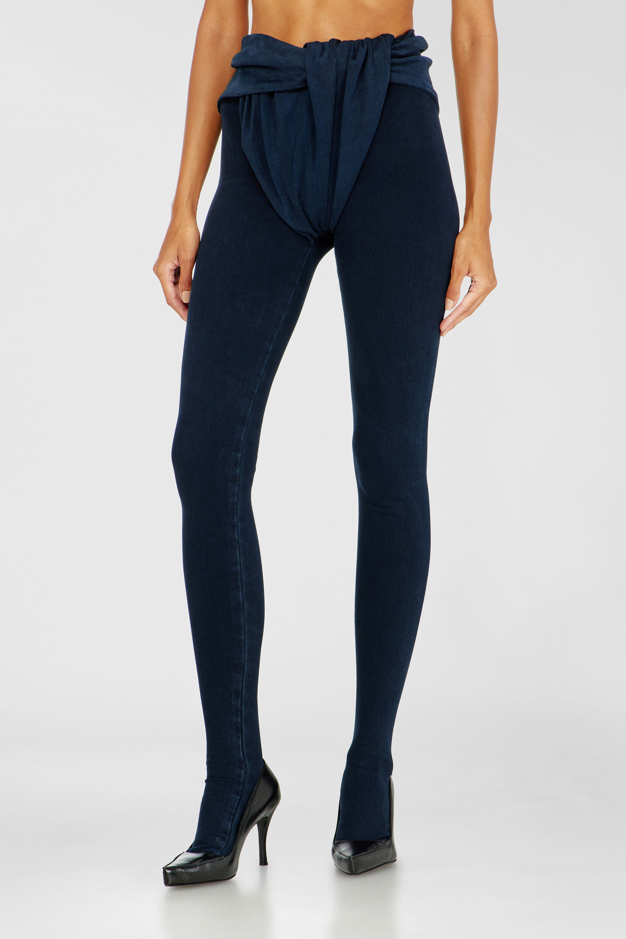 Diesel - Skinny Jeans D-Velly 09R36 Donna, Blu Scuro - Image 1