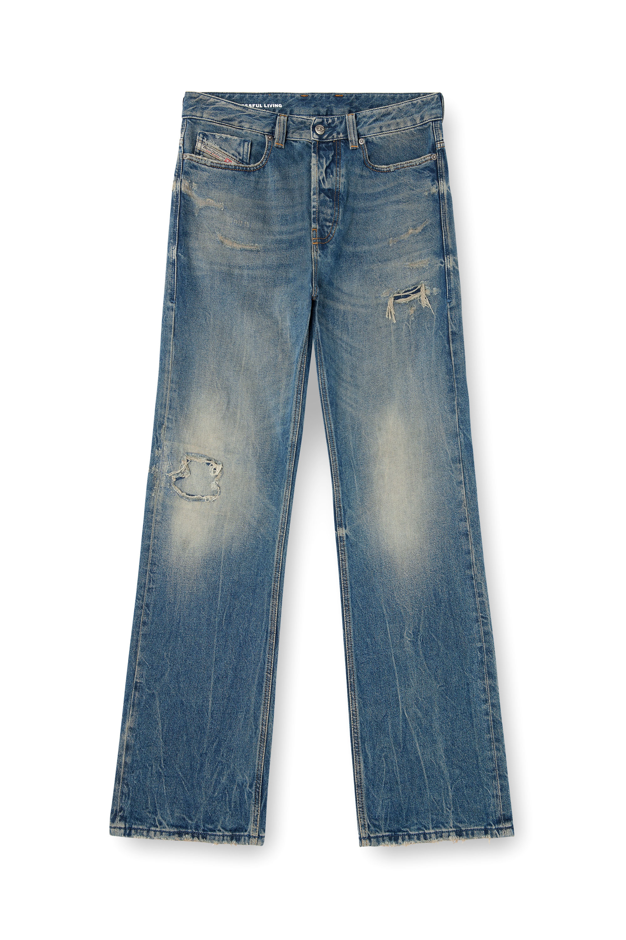 Diesel - Man's Relaxed Jeans 1980 D-Eeper 09M28, Medium blue - 3