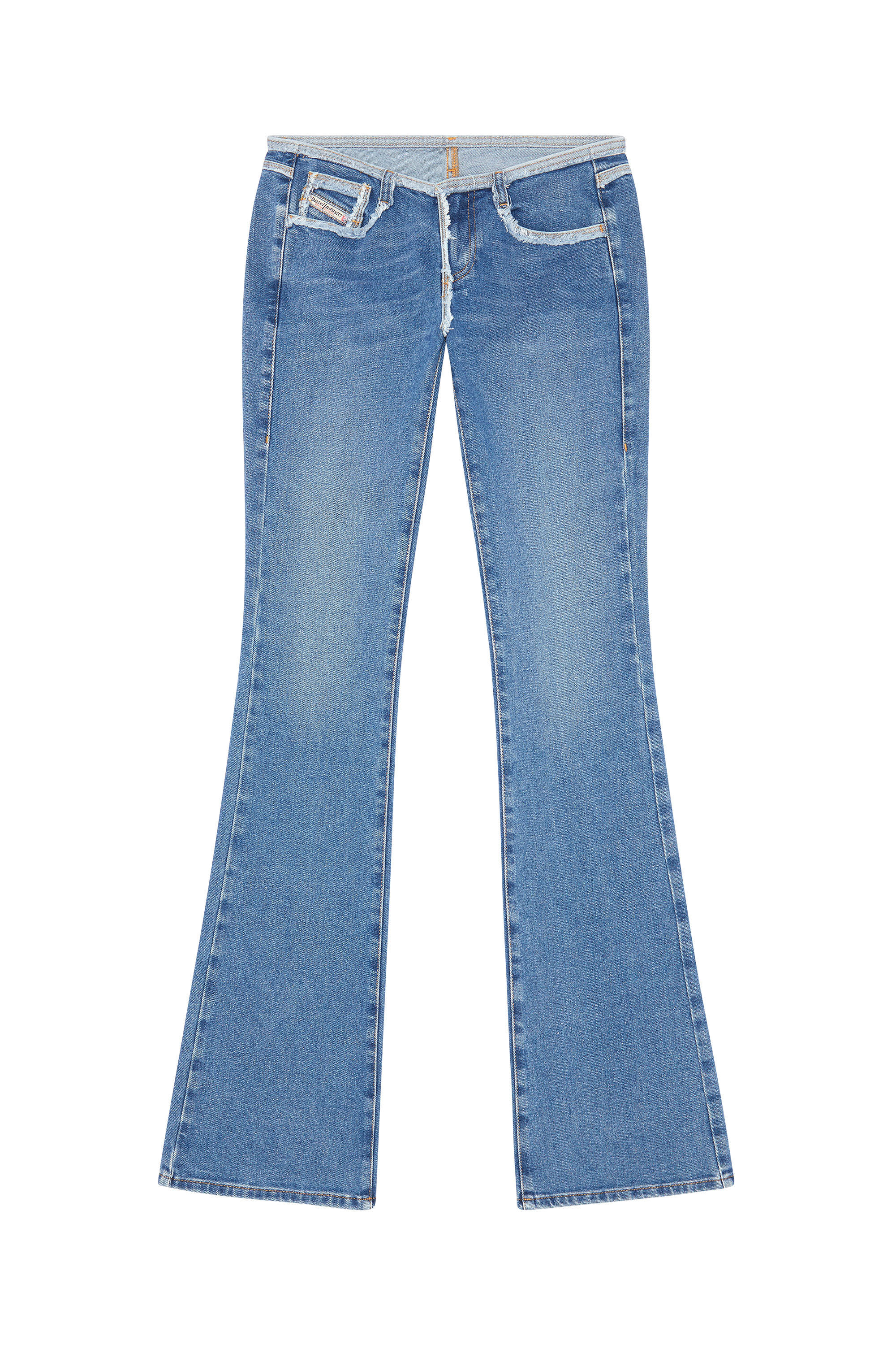Diesel - 1969 D-EBBEY 09E19 Bootcut and Flare Jeans, Blu medio - Image 1