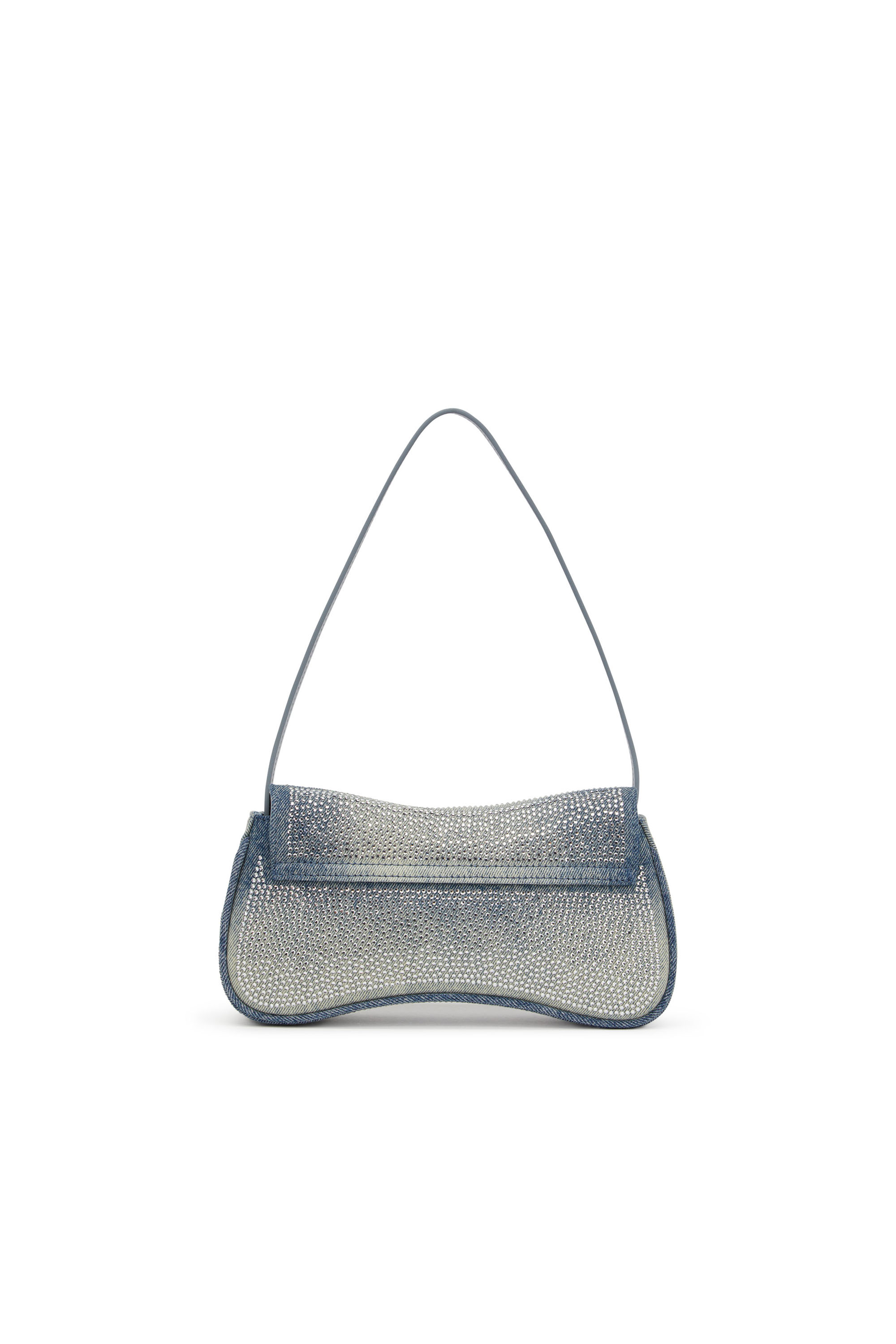 Diesel - PLAY CLUTCH, Play-Clutch Crystal in denim solarizzato Donna in Blu - 2