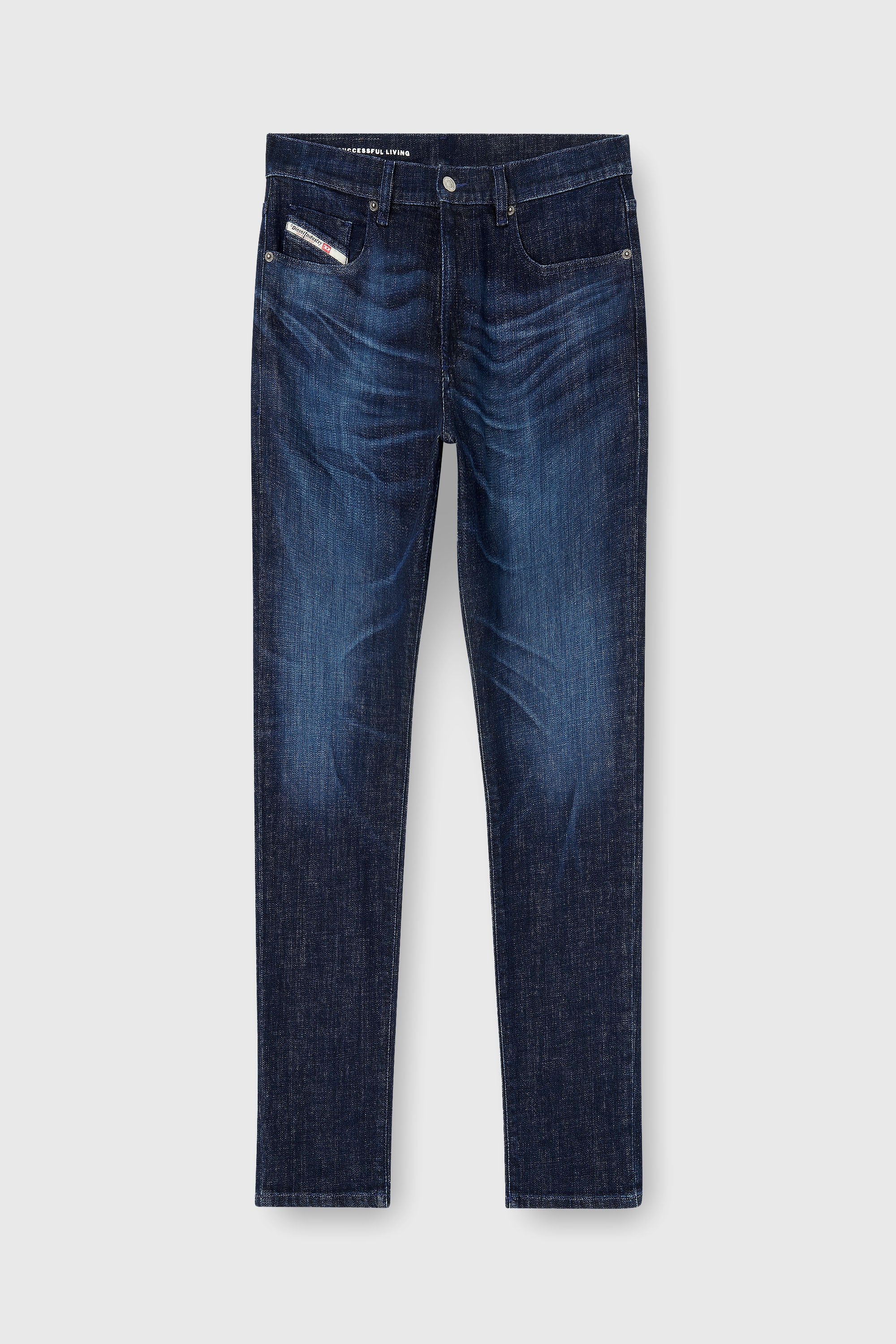 Diesel - Slim Jeans 2019 D-Strukt 0ADBL Uomo, Blu Scuro - Image 2